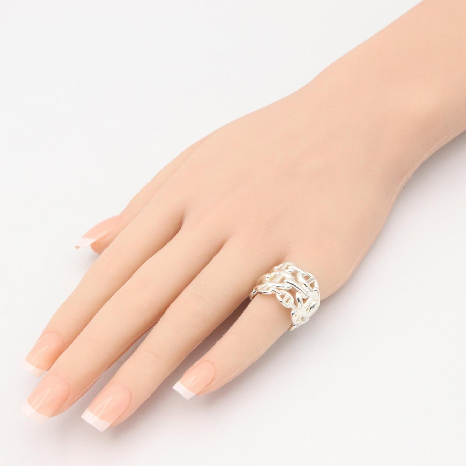 HERMES Band Ring Silver 925 - 7