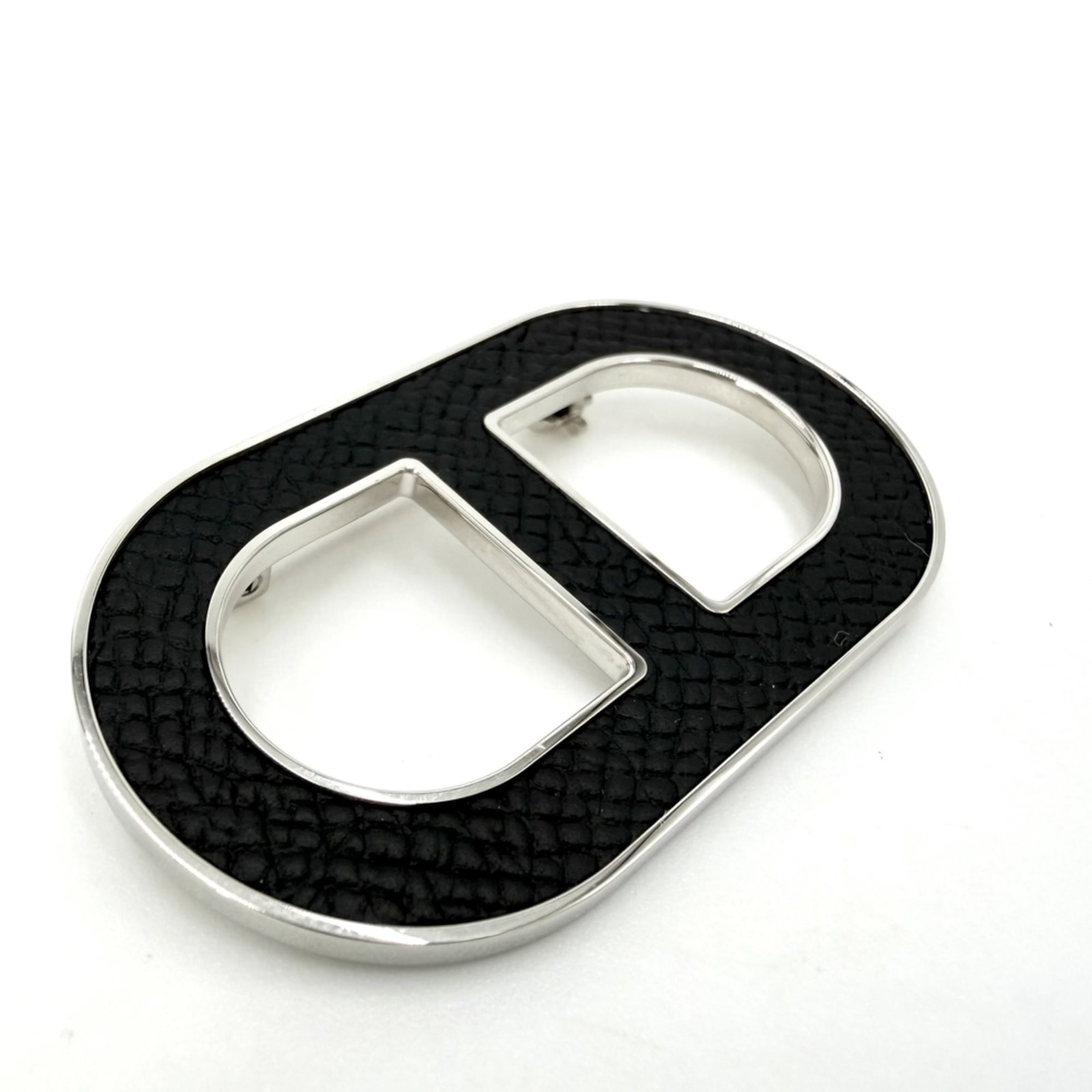 HERMES Brooch Leather - 3