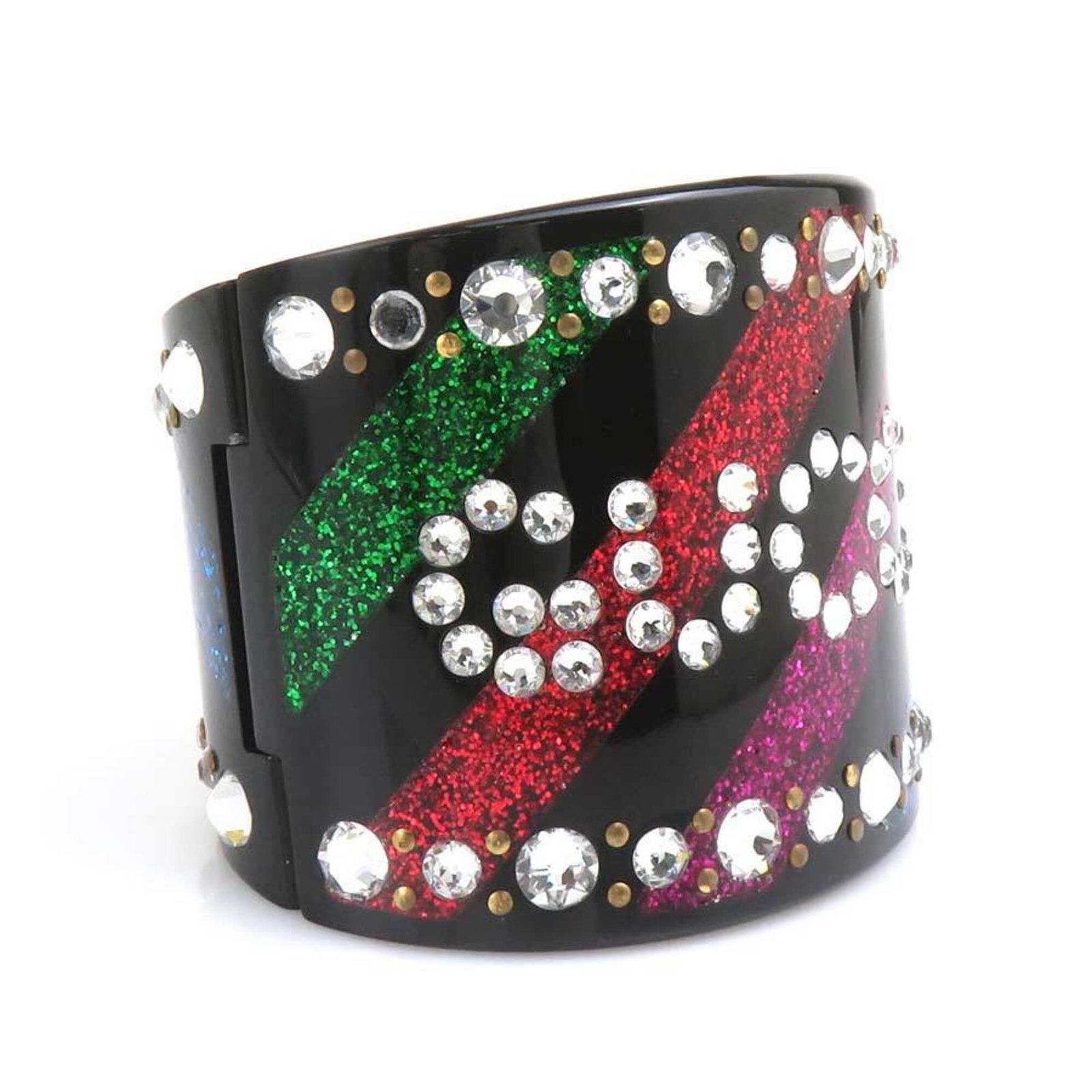 GUCCI Bangle Plastic Rhinestone - 2