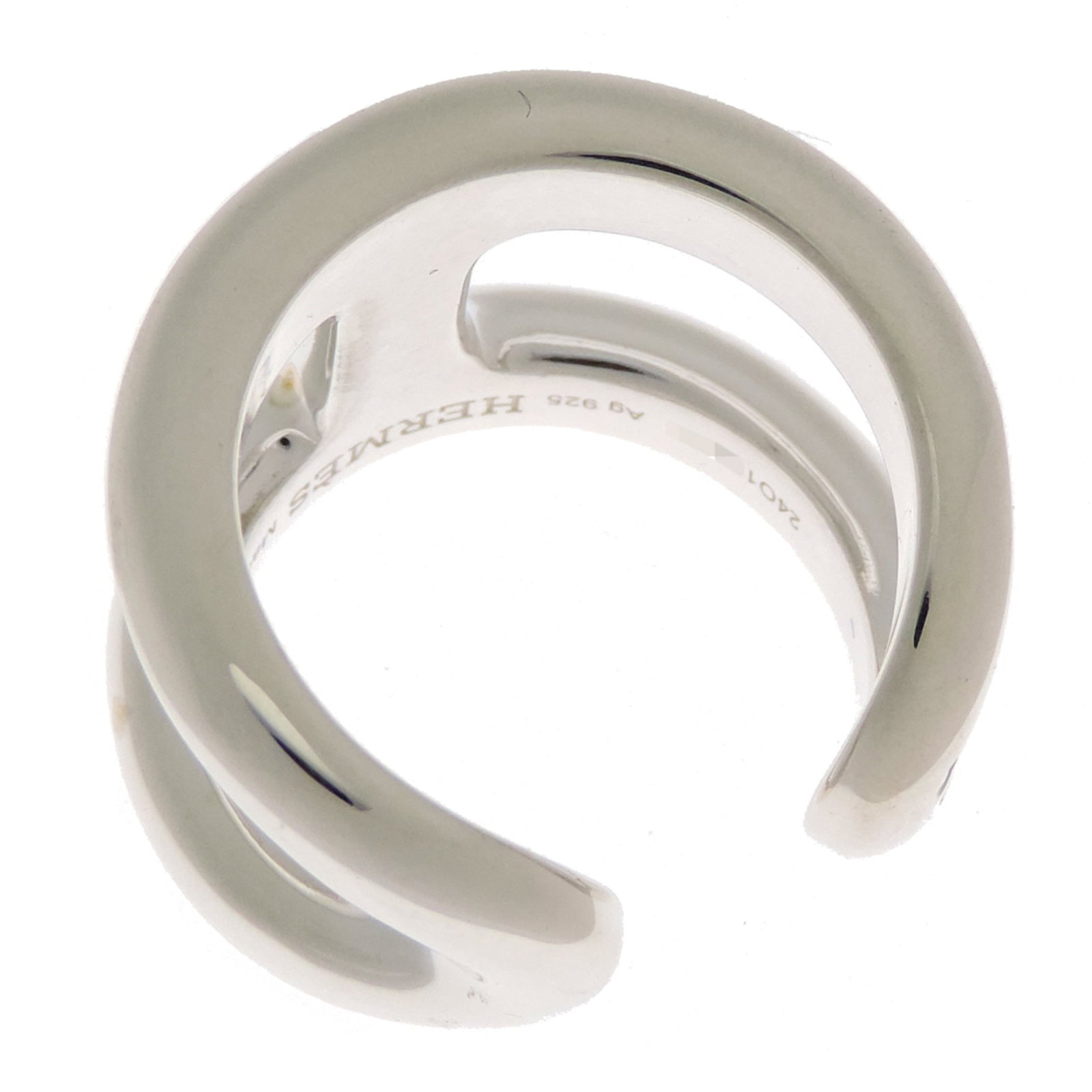 HERMES Band Ring Silver 925 - 3