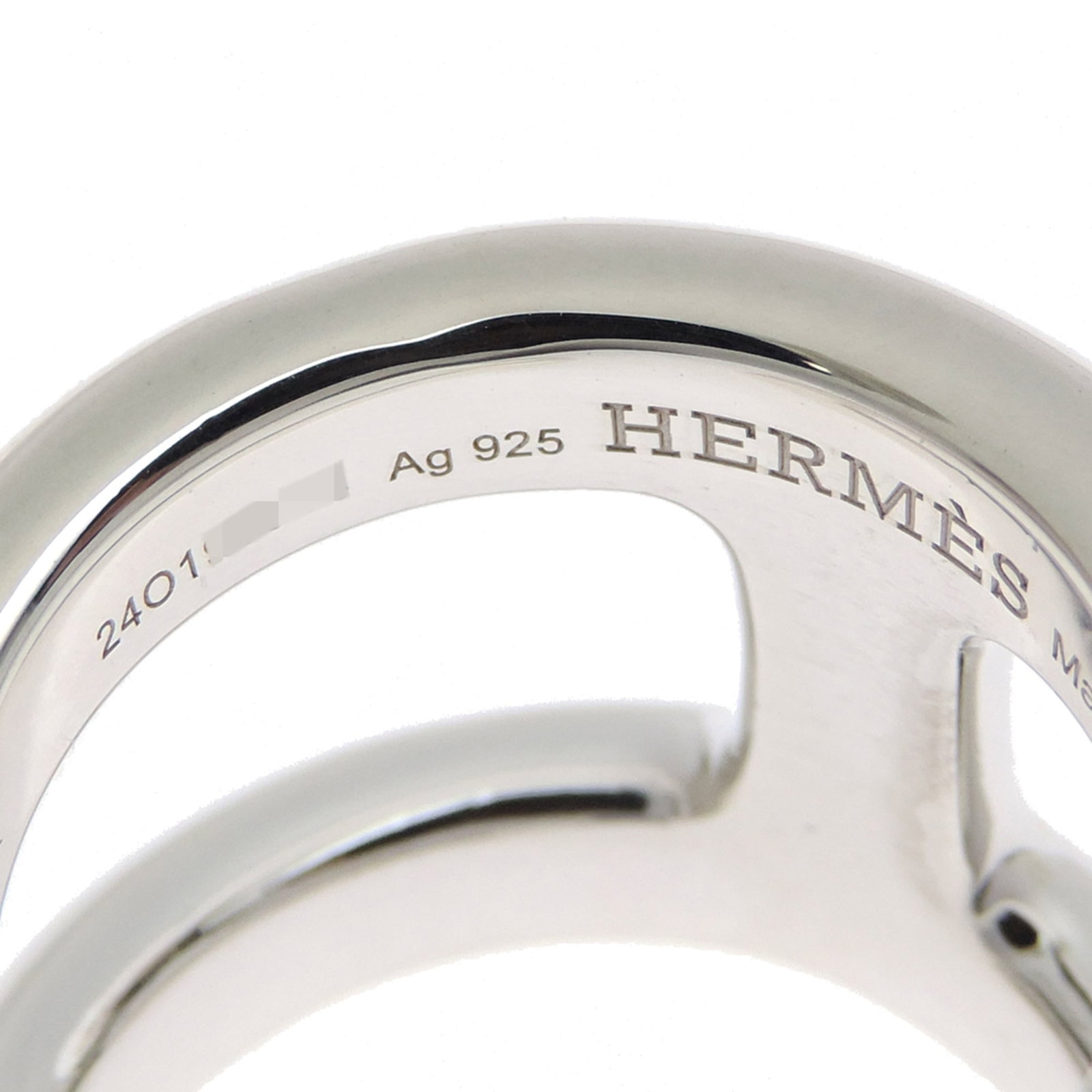 HERMES Band Ring Silver 925 - 5