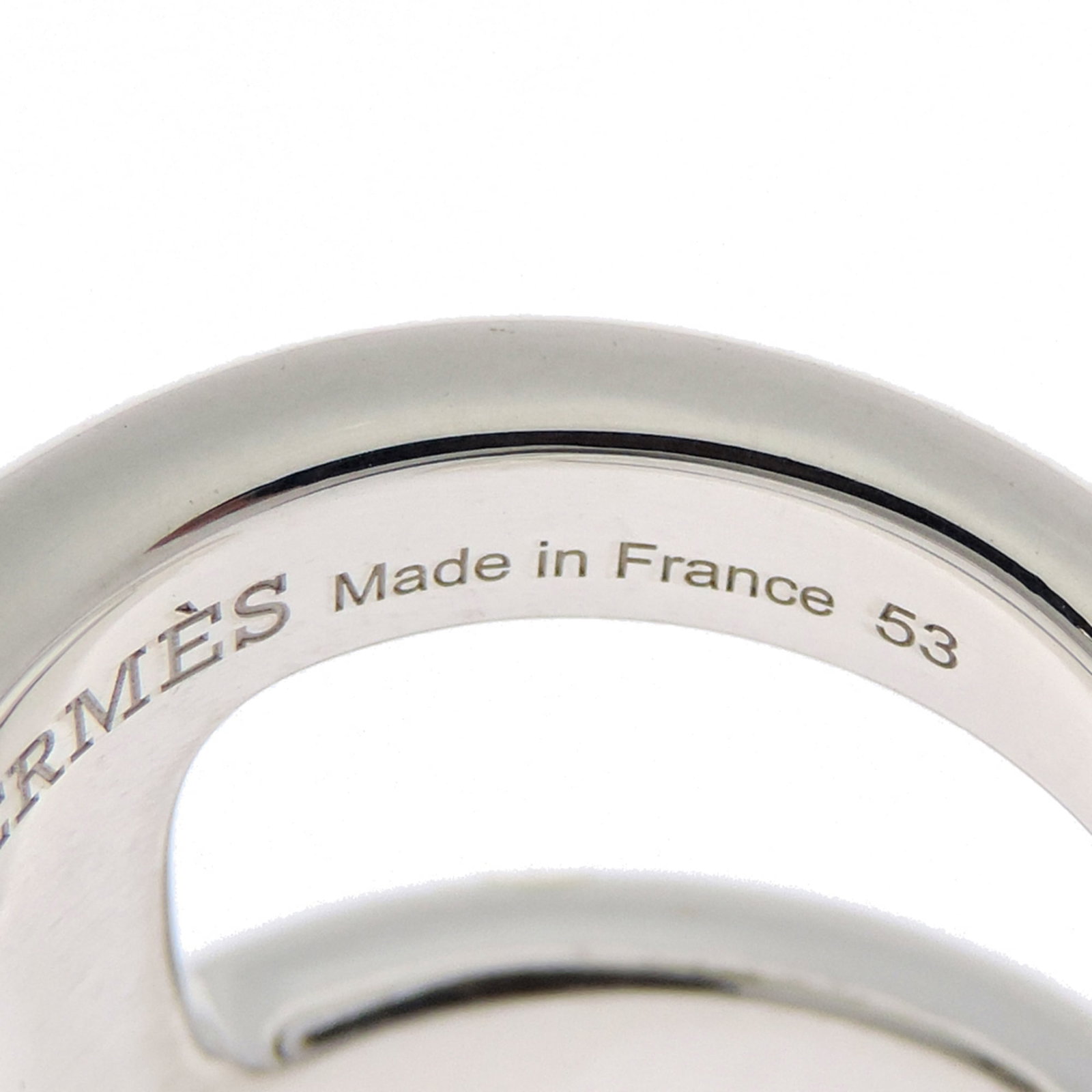 HERMES Band Ring Silver 925 - 6