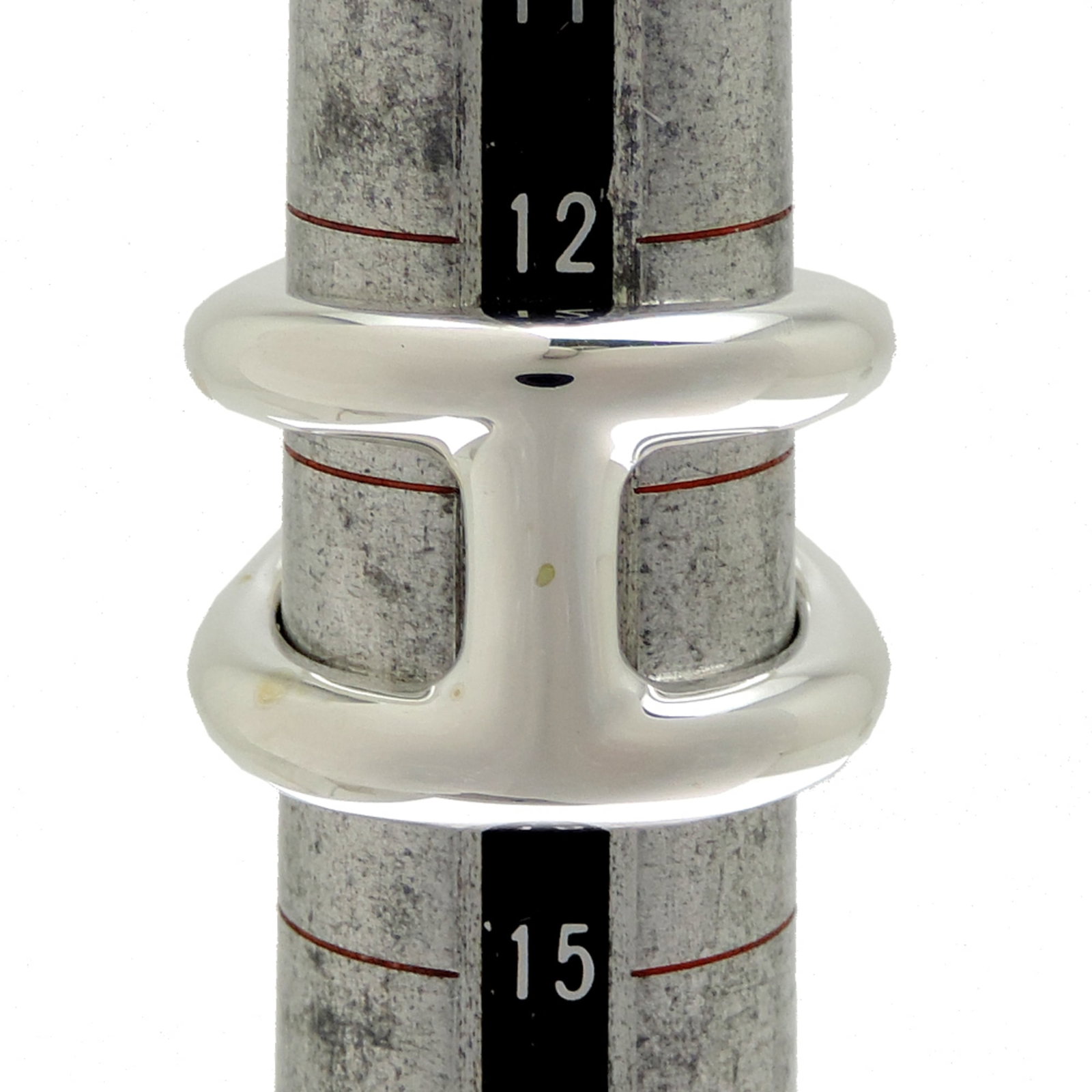HERMES Band Ring Silver 925 - 8