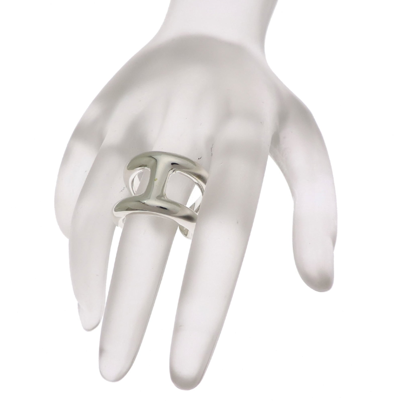 HERMES Band Ring Silver 925 - 9