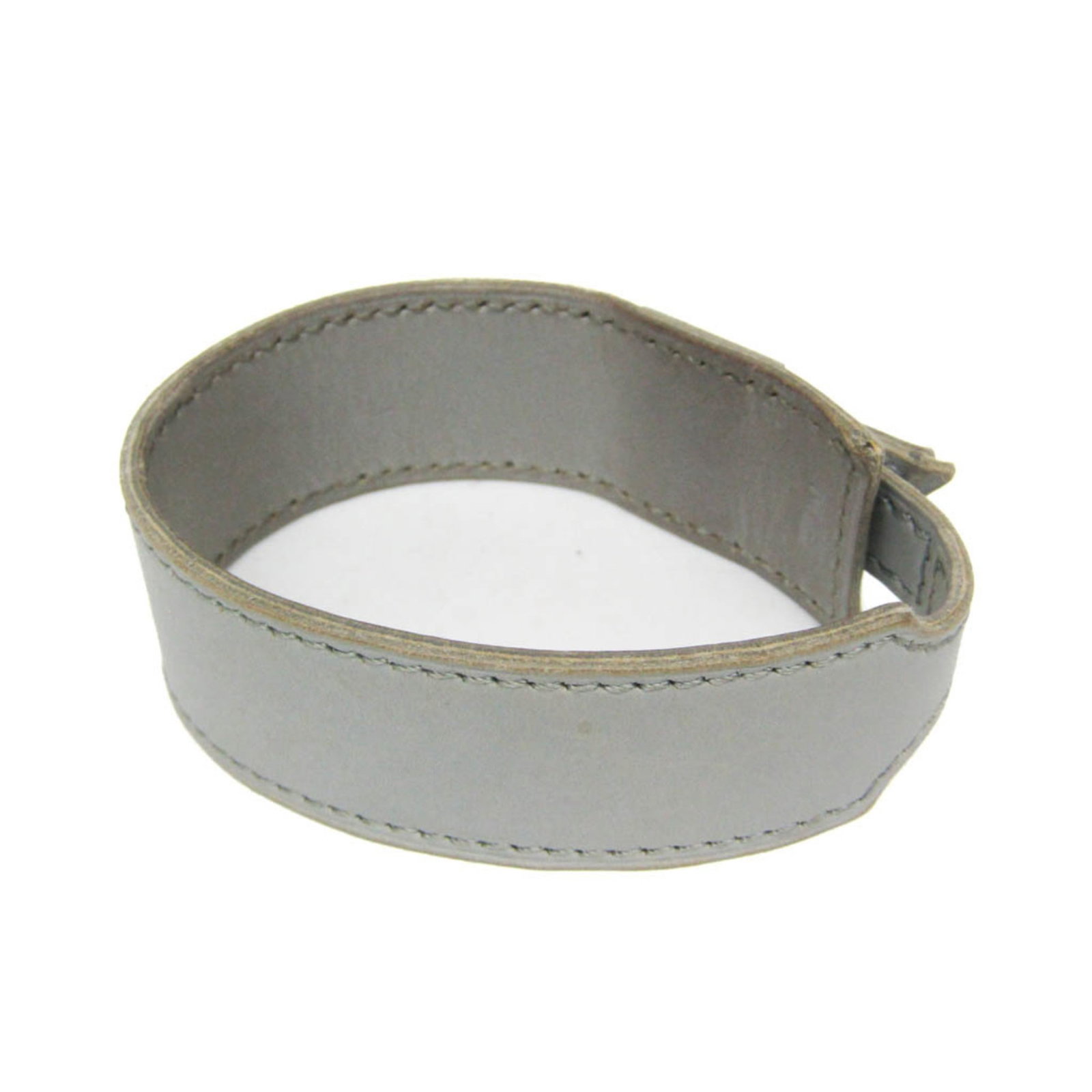 HERMES Bangle Leather Metal - 2