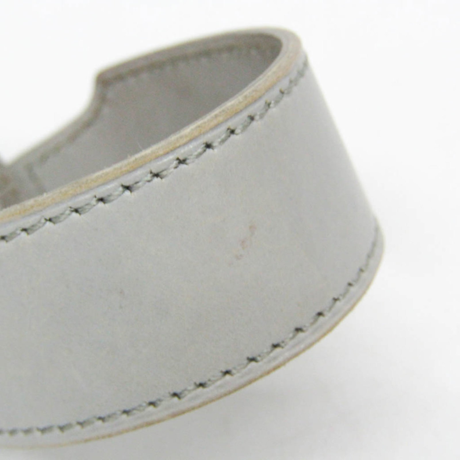HERMES Bangle Leather Metal - 4