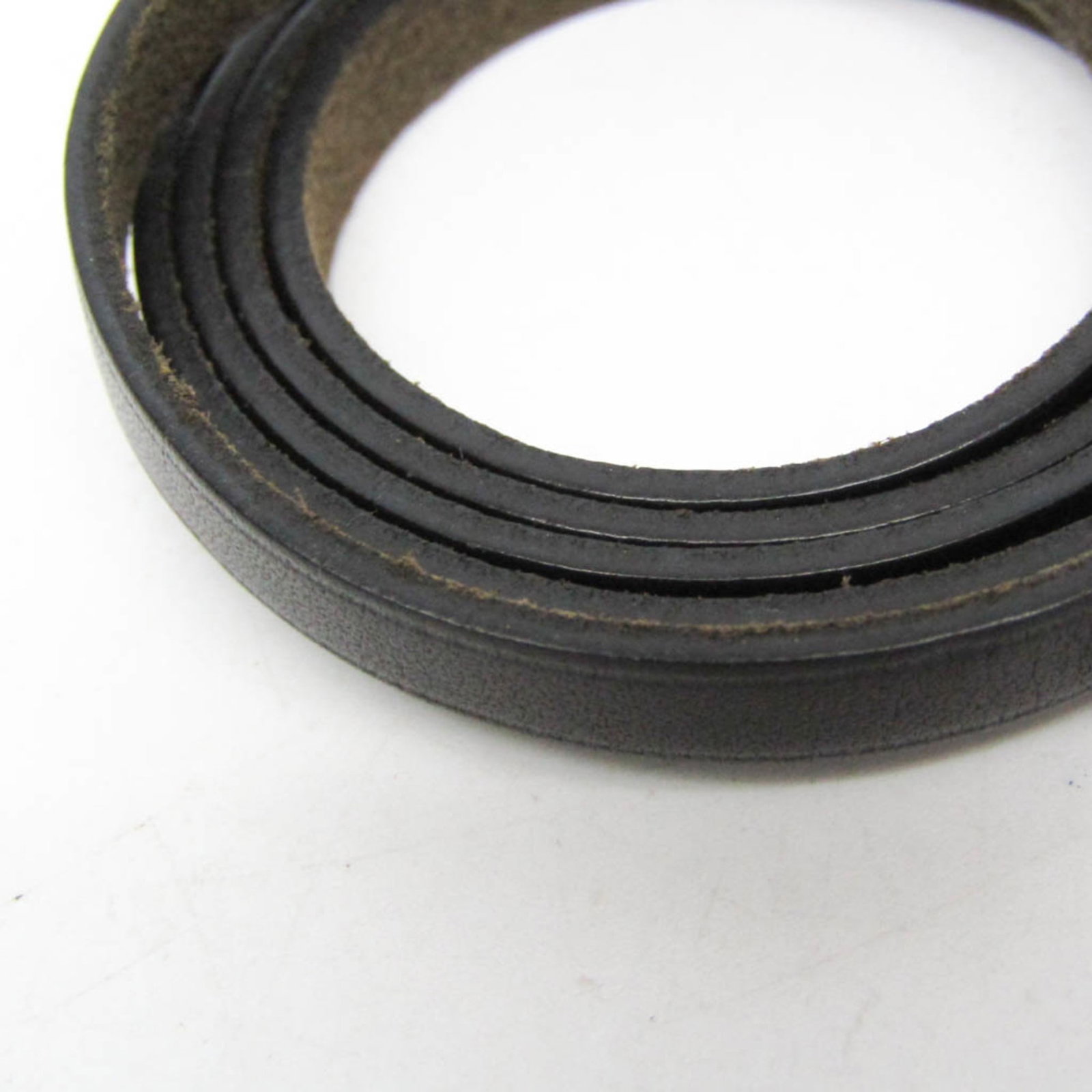 HERMES Bangle Leather Metal - 5