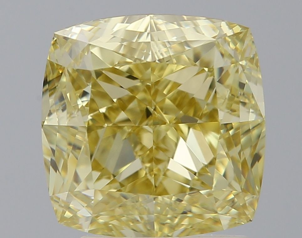GIA Cushion Brilliant 2.88ct Fancy Brownish Greenish Yellow IF - Loose Natural Diamond: GIA Cushion Brilliant 2.88ct Fancy Brownish Greenish Yellow IF - Loose Natural Diamond GIA-certified, this 2.88ct Fancy Brownish Greenish Yellow diamond boasts exceptional clarity and polish, with a