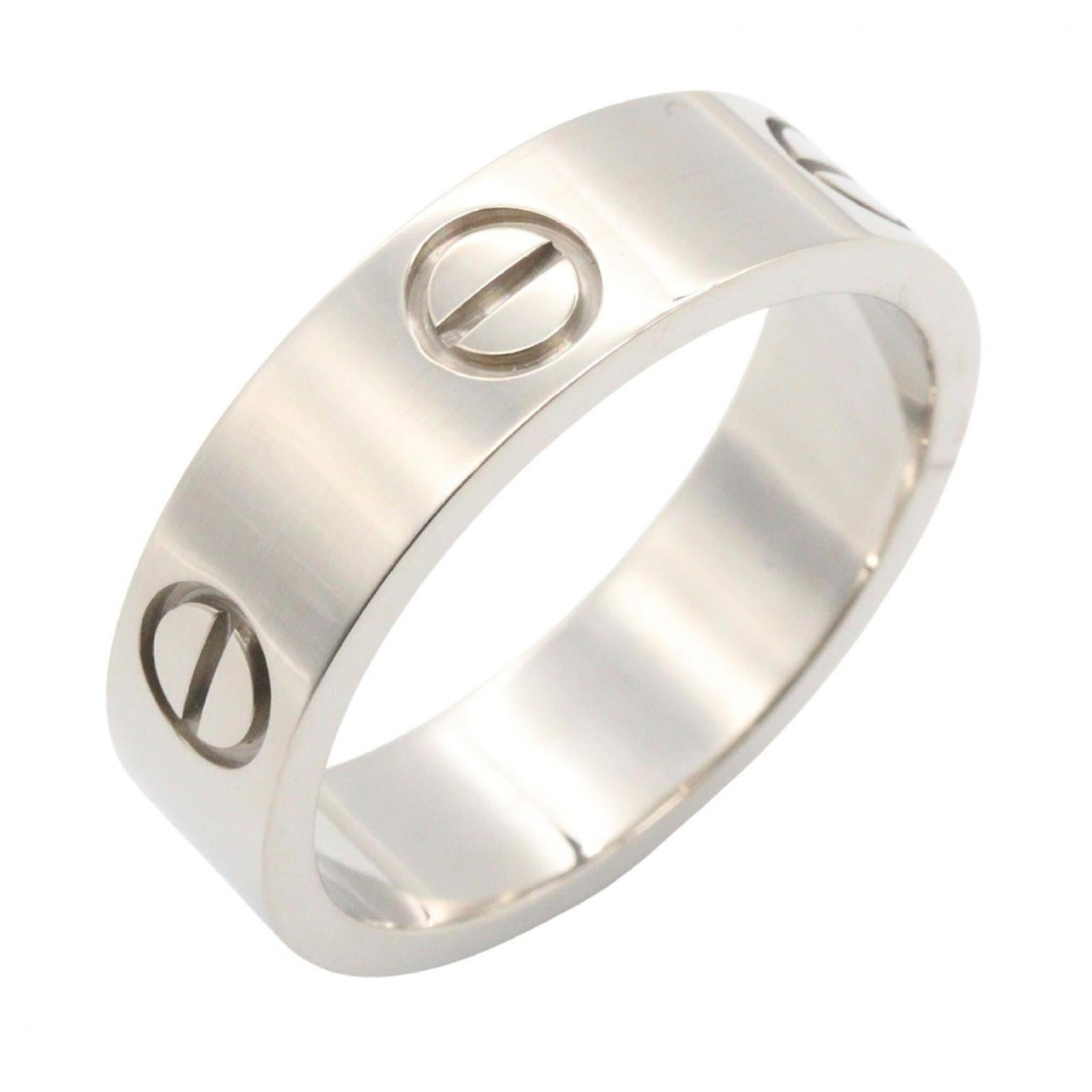 CARTIER Band Ring White Gold (18K): CARTIER Band Ring White Gold (18K) White gold (18K) band ring from Cartier, a timeless piece in excellent condition. The item boasts a sleek design and premium materials, with a subtle shine that hint