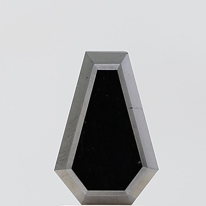 Calf 1.44ct Black VVS2 - Loose Natural Diamond: Calf 1.44ct Black VVS2 - Loose Natural Diamond 1.44ct Black VVS2 - Loose Natural Diamond with EX polish and symmetry, offering exceptional clarity and luster. This natural Fancy diamond boasts a