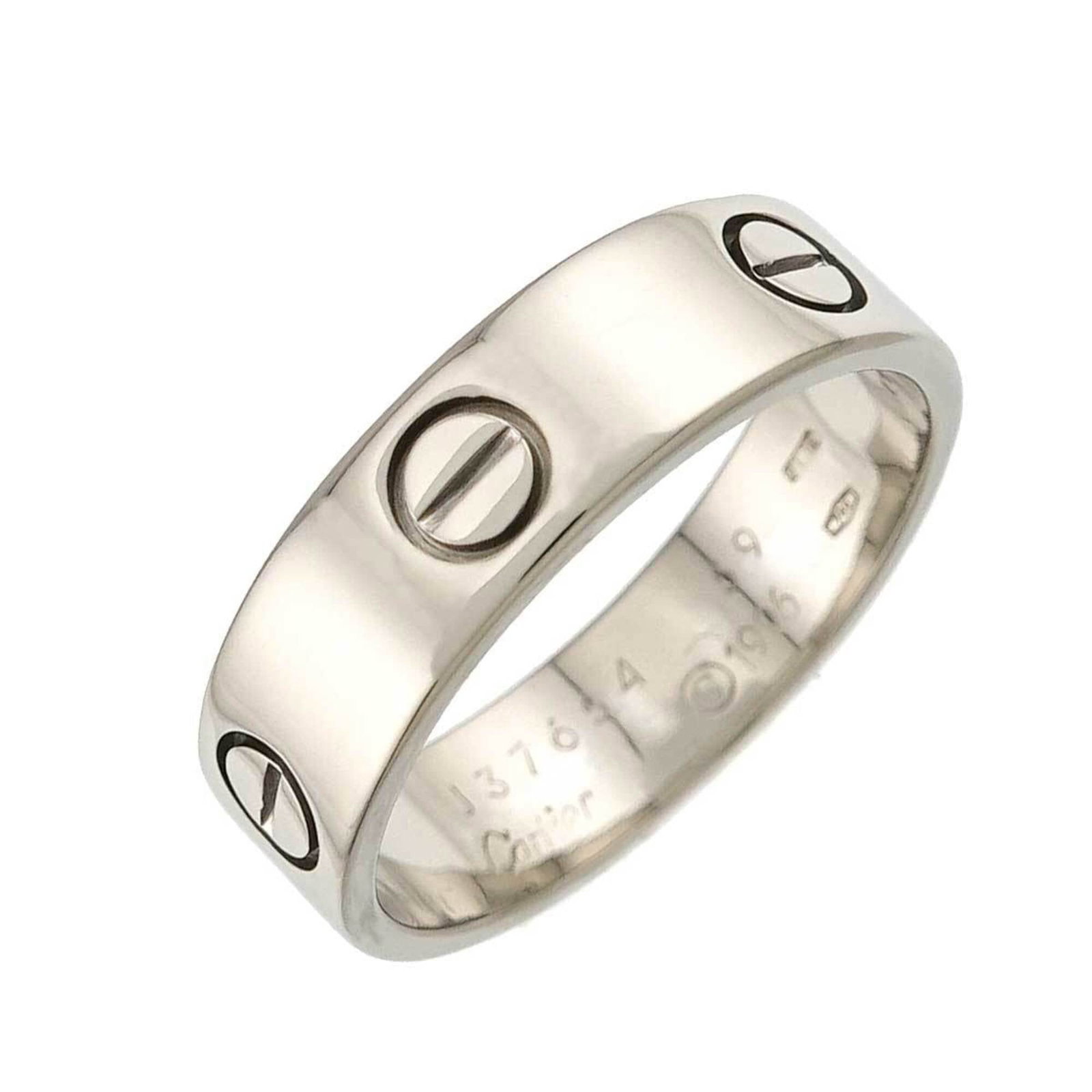 CARTIER Band Ring White Gold (18K): CARTIER Band Ring White Gold (18K) White gold (18K) band ring from Cartier, a timeless piece with elegant design, made from high-quality 18K gold. This ring is in like new condition, with only the