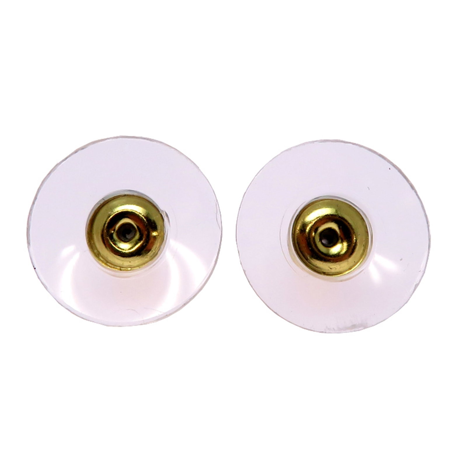 CHANEL Stud Earrings Gold Plating - 7