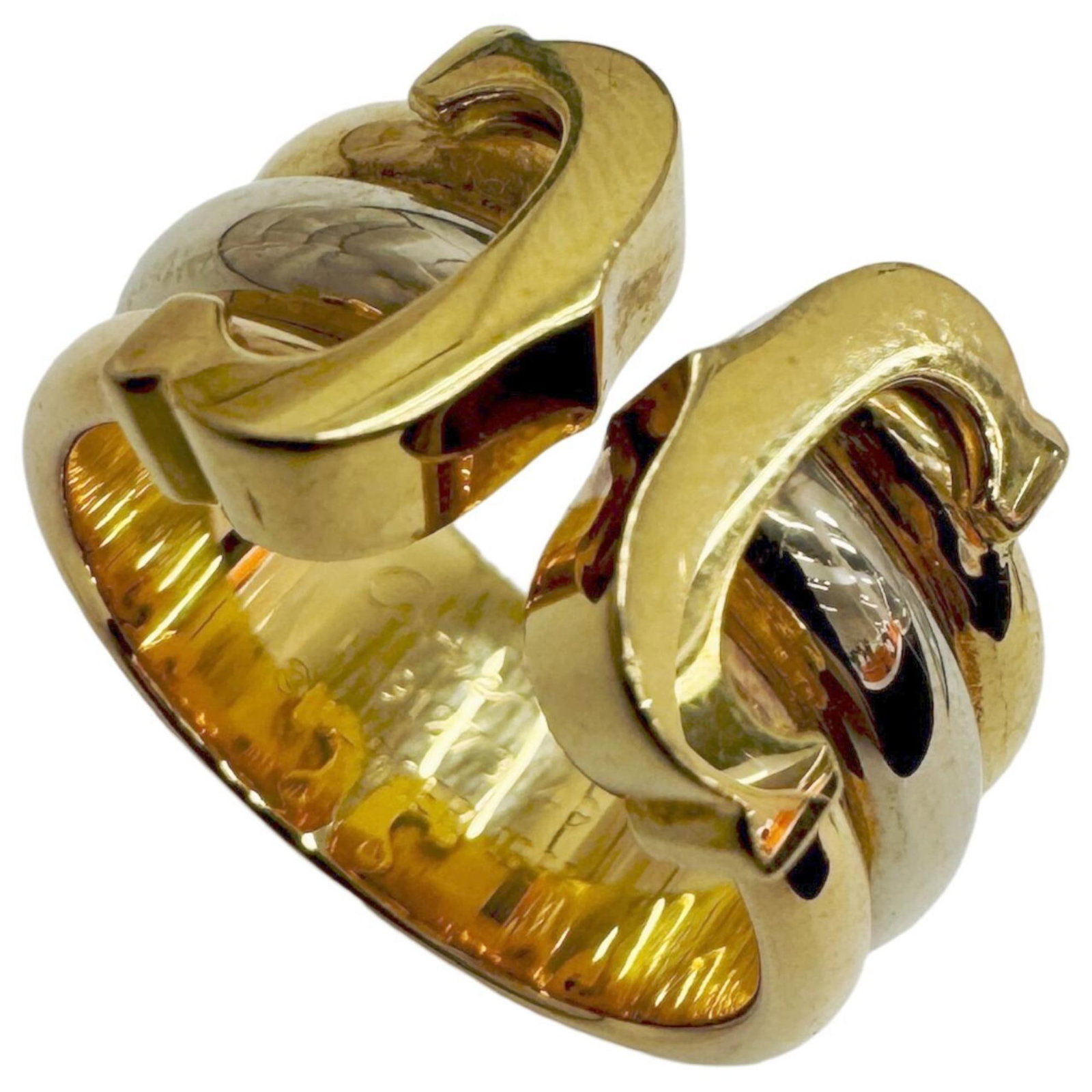 CARTIER Band Ring Pink Gold (18K) White Gold (18K) Yellow Gold (18K): CARTIER Band Ring Pink Gold (18K) White Gold (18K) Yellow Gold (18K) Pink gold, White gold, Yellow gold (18K) Cartier band ring available in three precious metal options. This used band ring features