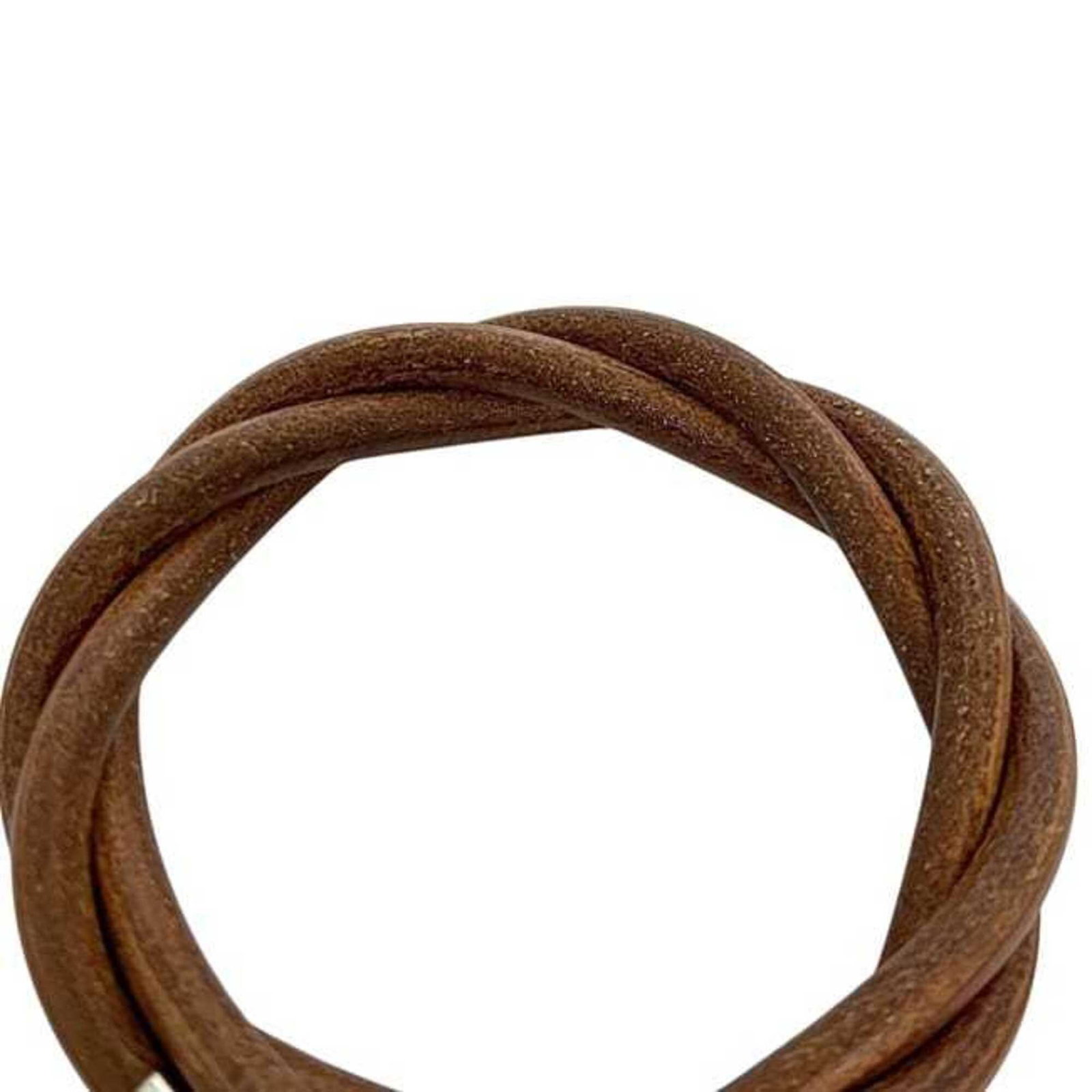 HERMES Charm Bracelet Leather - 9