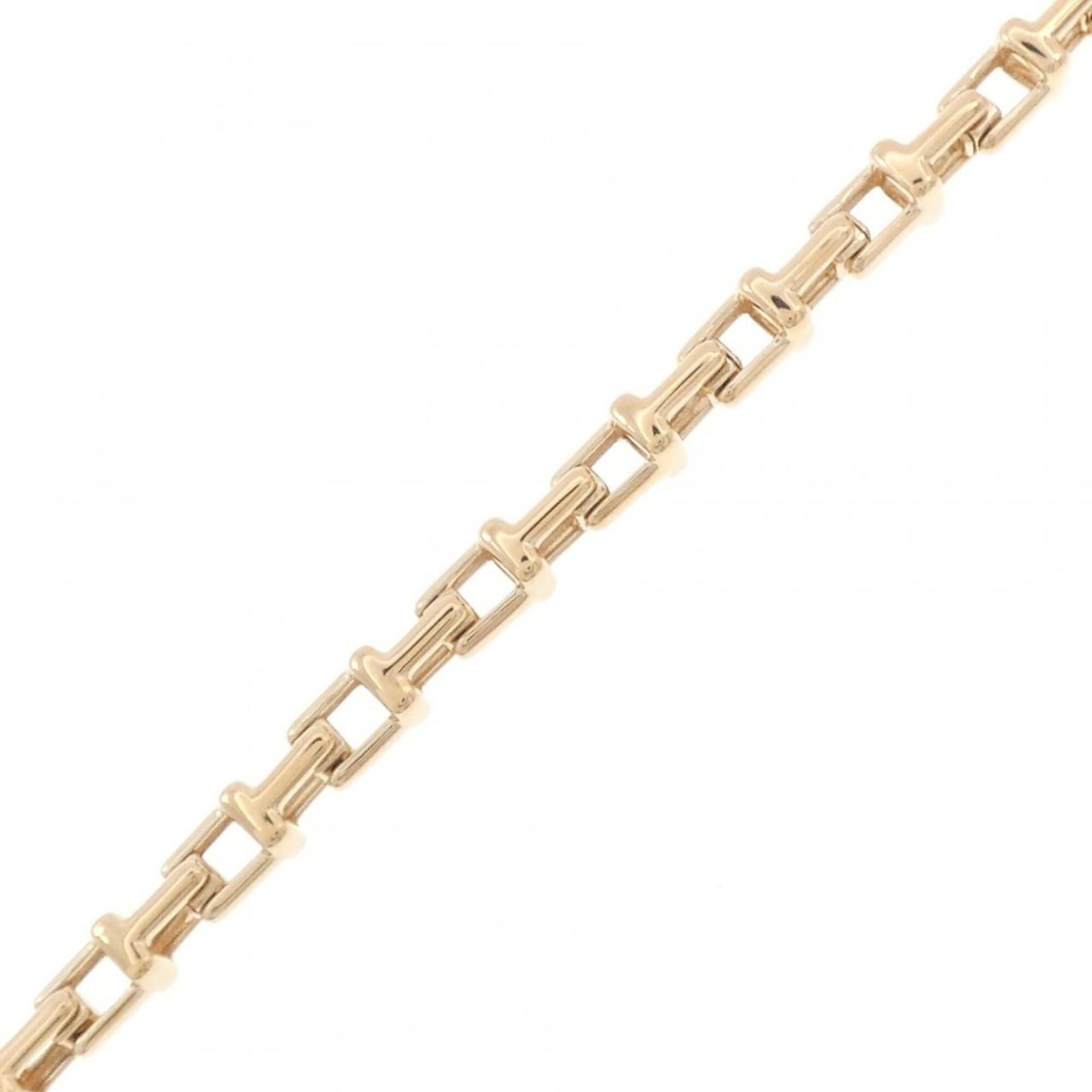 TIFFANY Charm Bracelet Pink Gold (18K): TIFFANY Charm Bracelet Pink Gold (18K) Pink gold (18K) charm bracelet from Tiffany, featuring a delicate and elegant design. Measuring 18.5cm in length, this 18K pink gold charm bracelet is in like