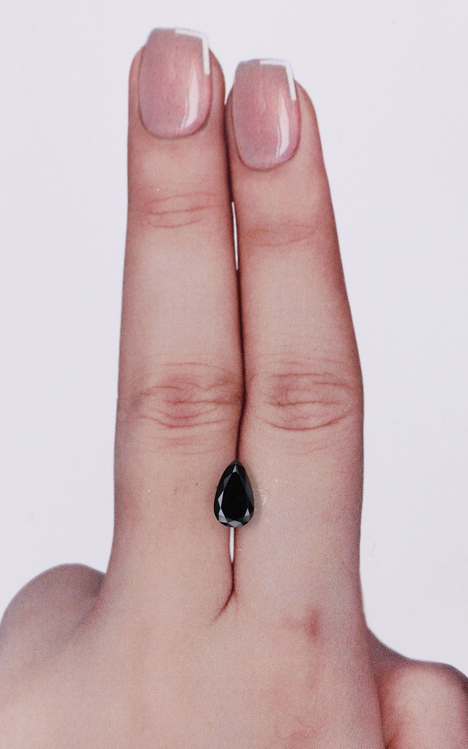 Pear 0.96ct Fancy Black VVS2 - Loose Natural Diamond: Pear 0.96ct Fancy Black VVS2 - Loose Natural Diamond 0.96ct Fancy Black VVS2 - Loose Natural Diamond - A rare and exceptional natural diamond, certified as Fancy Black with a VVS2 clarity and EX