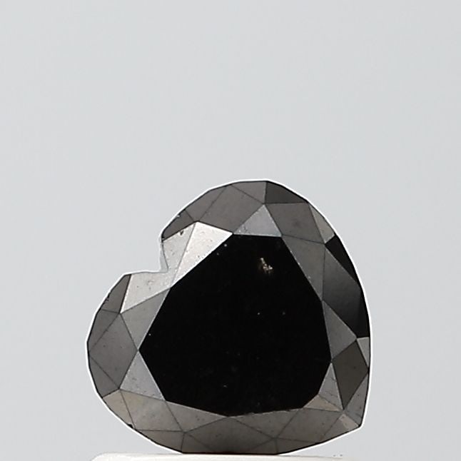 Heart 0.89ct Black VVS2 - Loose Natural Diamond: Heart 0.89ct Black VVS2 - Loose Natural Diamond 0.89ct Black VVS2 - Loose Natural Diamond. This loose natural diamond boasts a striking black color and exceptional clarity, with a VVS2 rating that