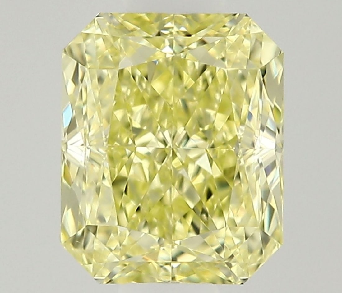 Radiant 0.41ct Fancy Yellow VVS2 - Loose Natural Diamond (1 of 1)
