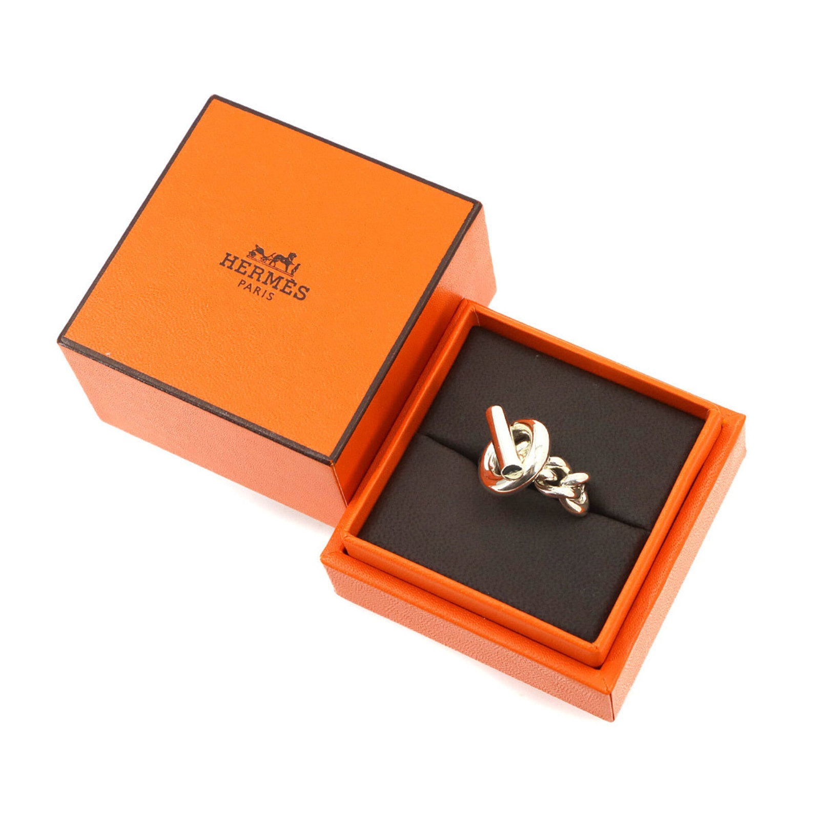 HERMES Band Ring Silver 925 - 2
