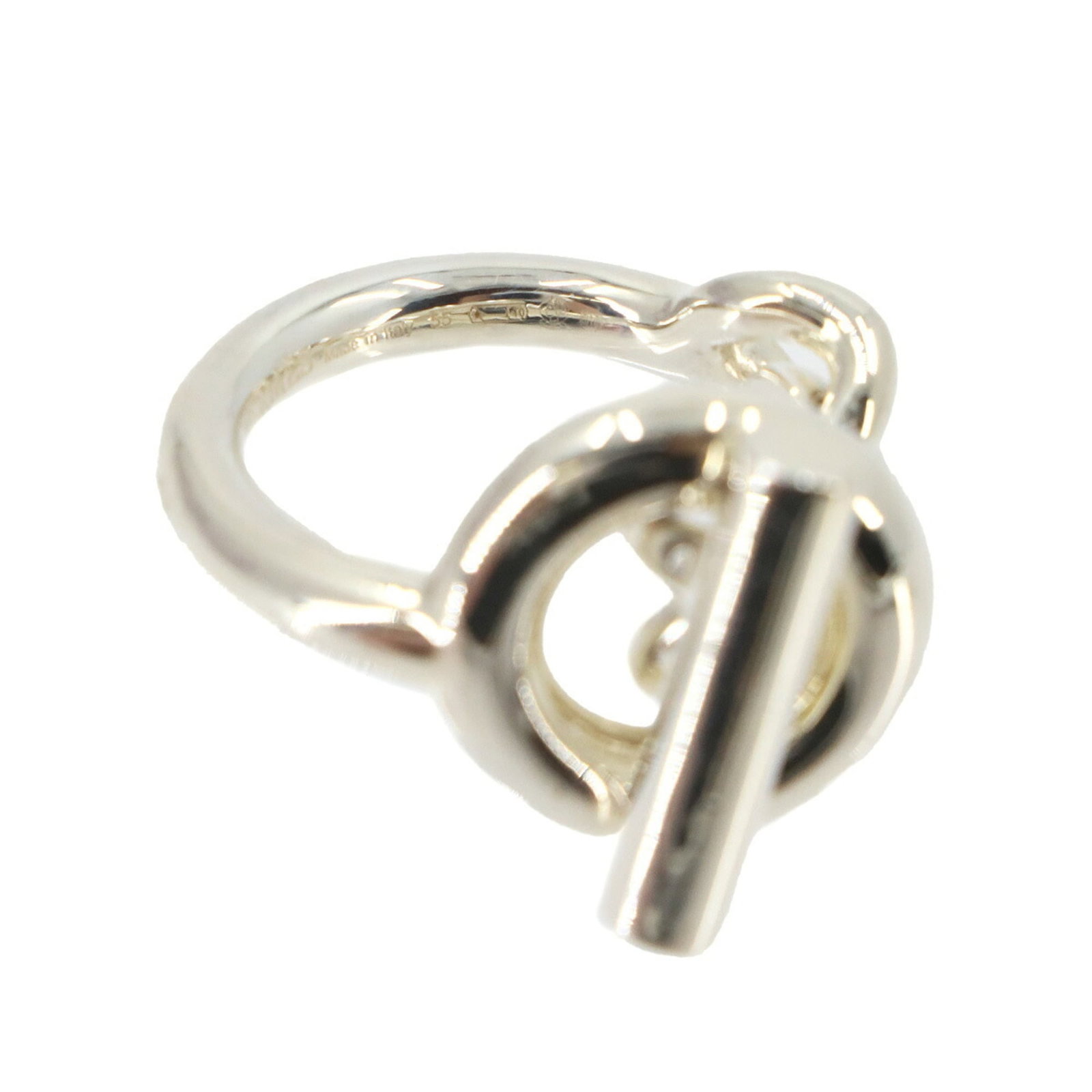 HERMES Band Ring Silver 925 - 6