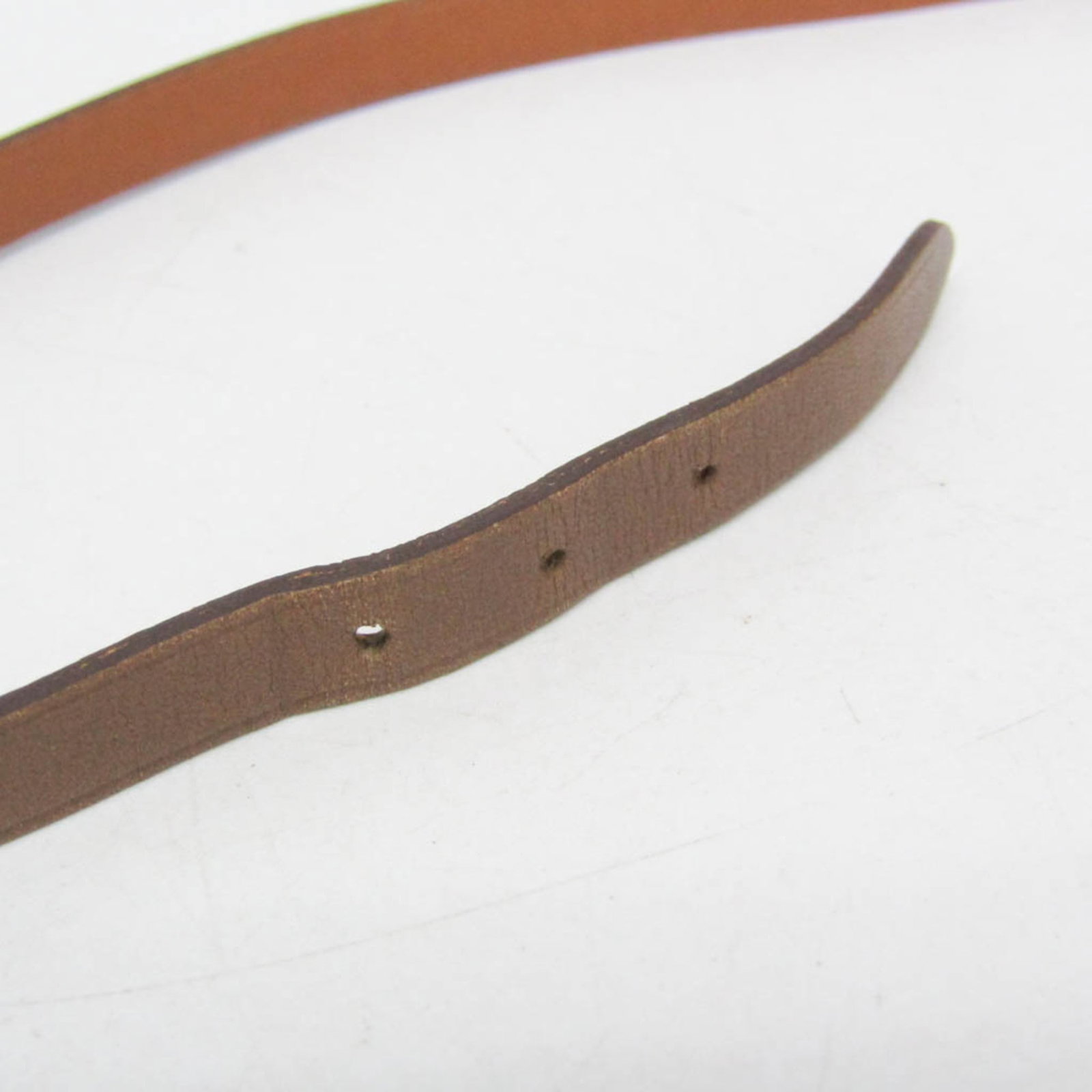 HERMES Bangle Leather Metal - 13