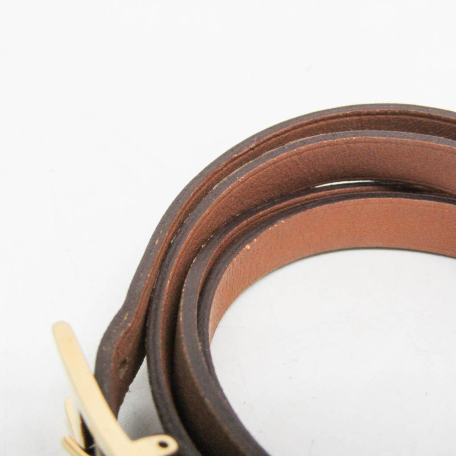HERMES Bangle Leather Metal - 7