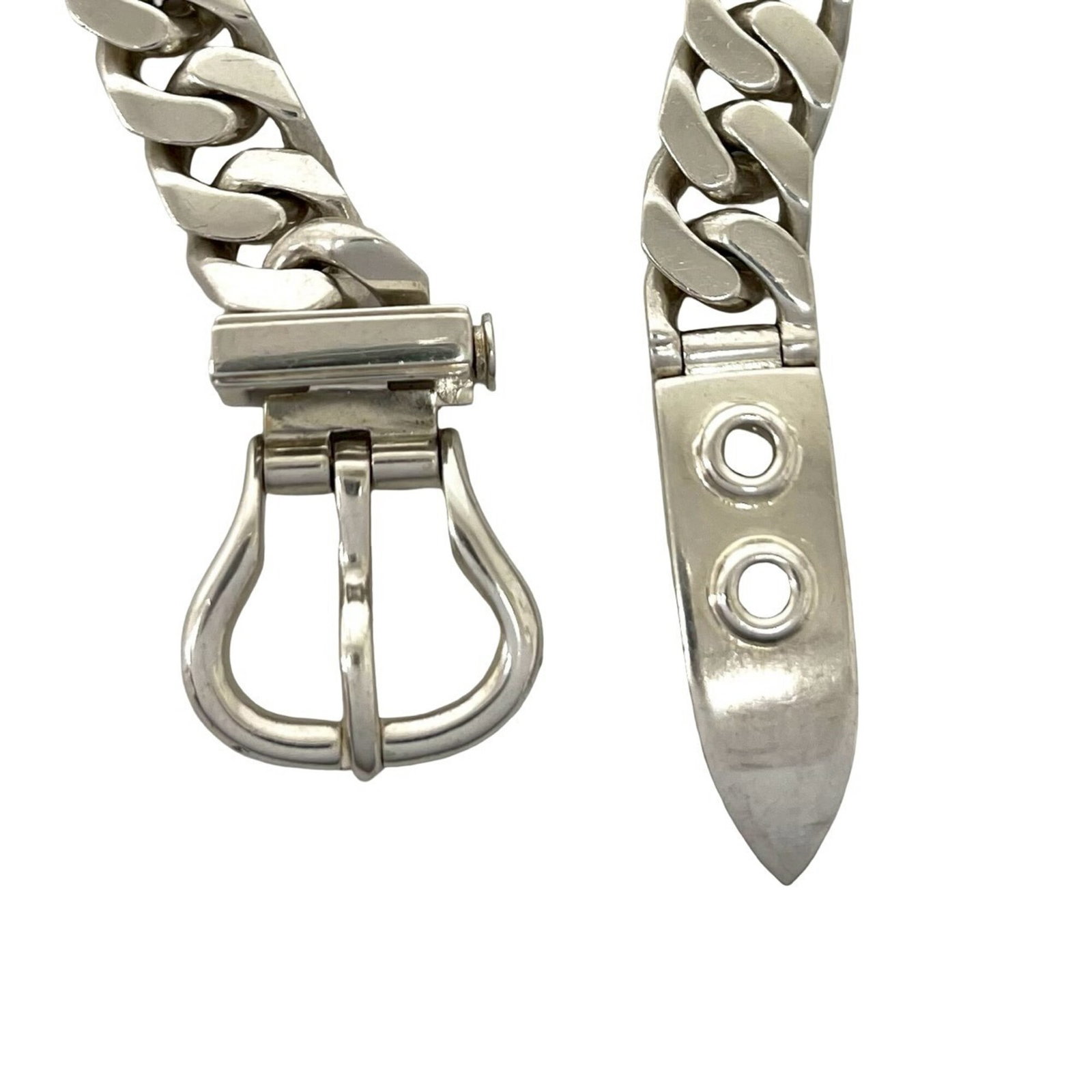 HERMES Charm Bracelet Silver 925 - 4