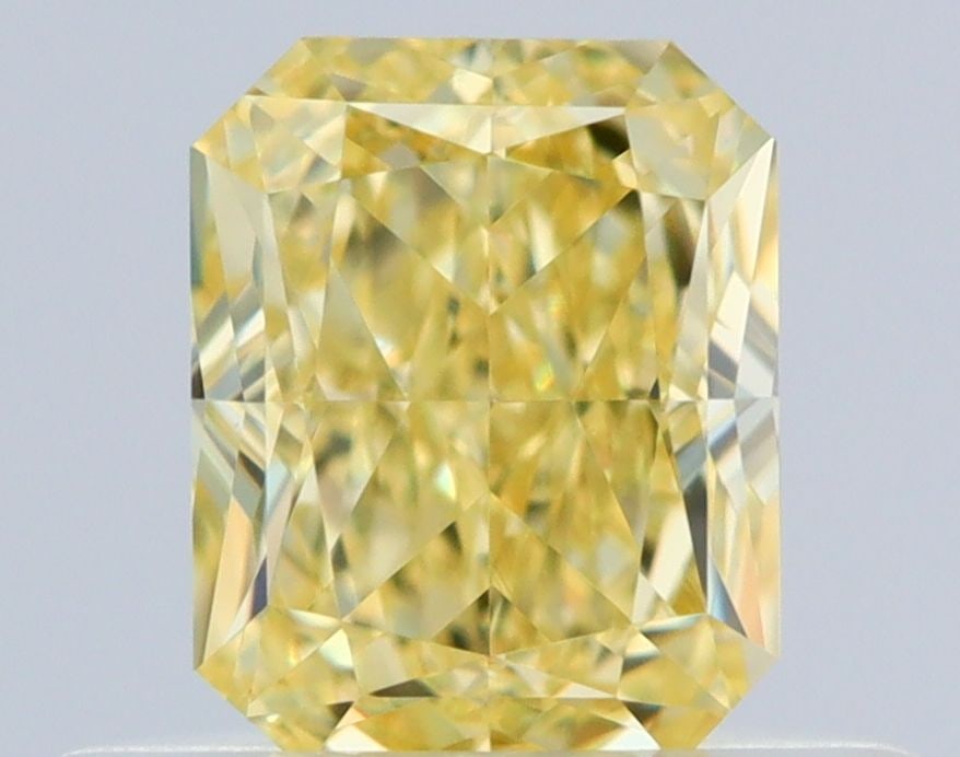 GIA Radiant 0.51ct Fancy Intense Yellow VVS1 - Loose Natural Diamond: GIA Radiant 0.51ct Fancy Intense Yellow VVS1 - Loose Natural Diamond GIA-certified, this 0.51ct Fancy Intense Yellow VVS1 diamond boasts exceptional clarity and vibrant color, with a high level of
