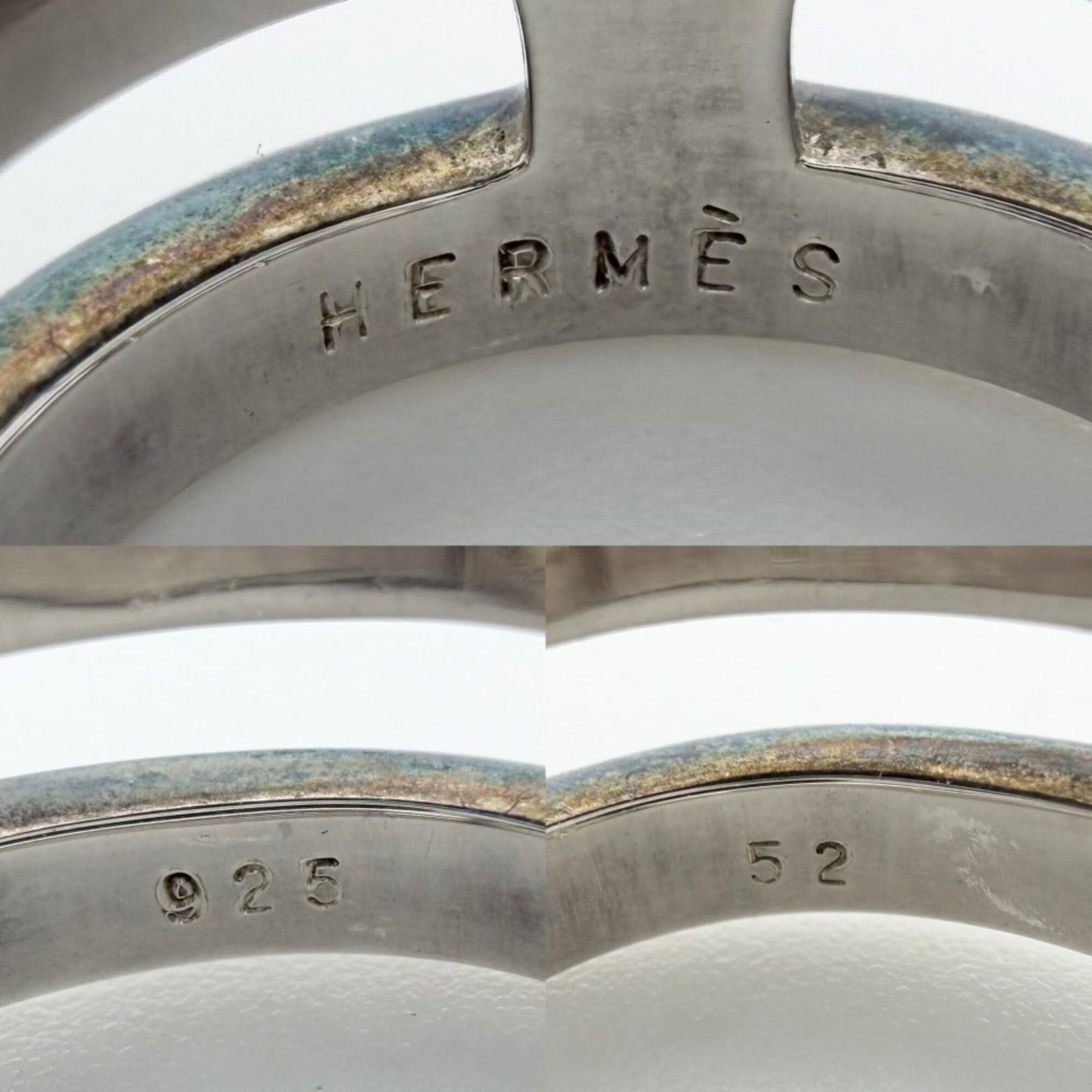 HERMES Band Ring Silver 925 - 3