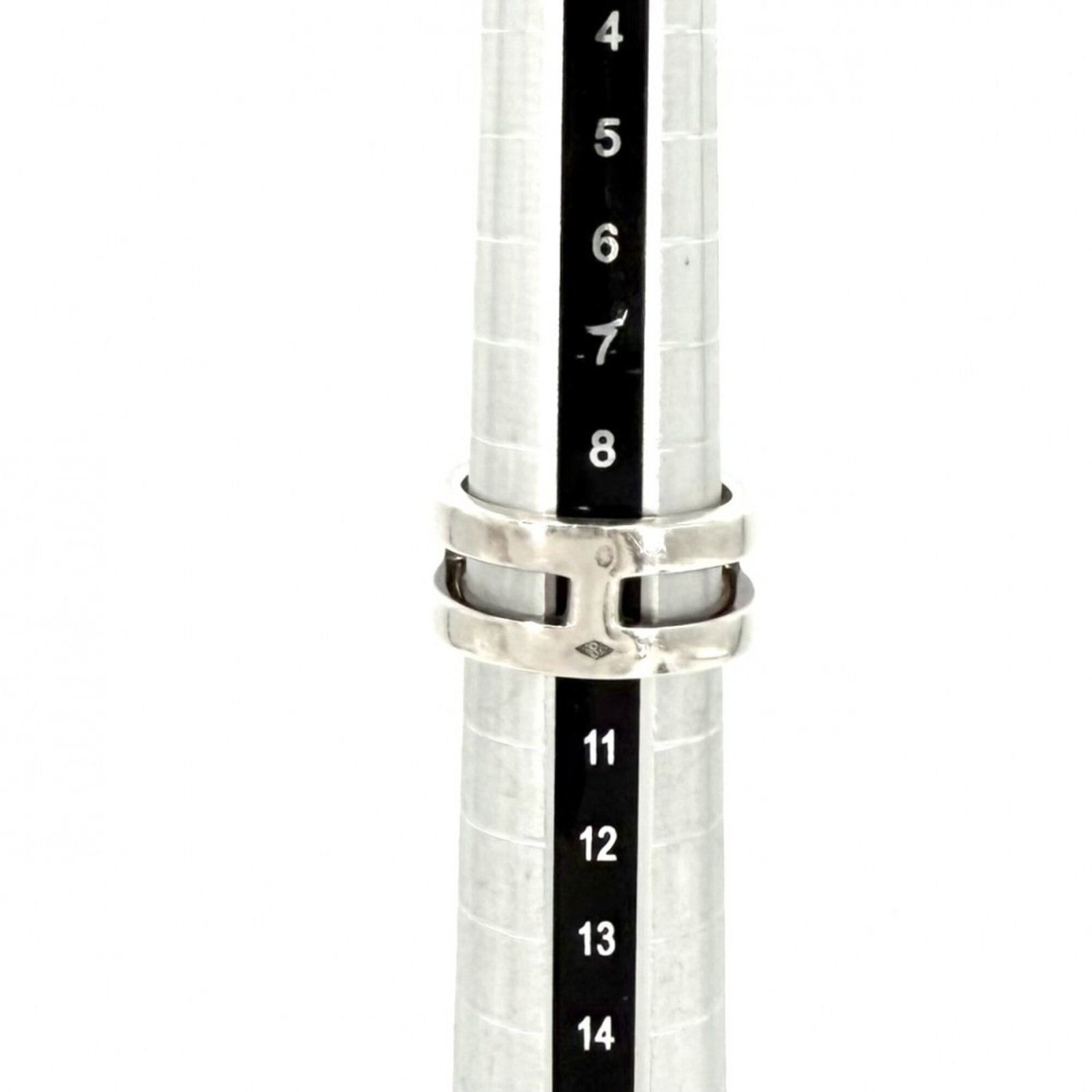 HERMES Band Ring Silver 925 - 4