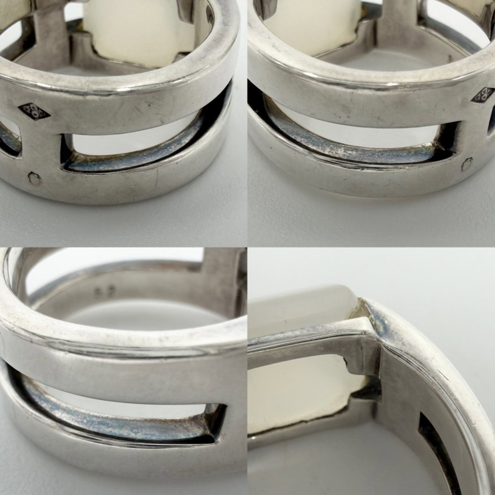 HERMES Band Ring Silver 925 - 5