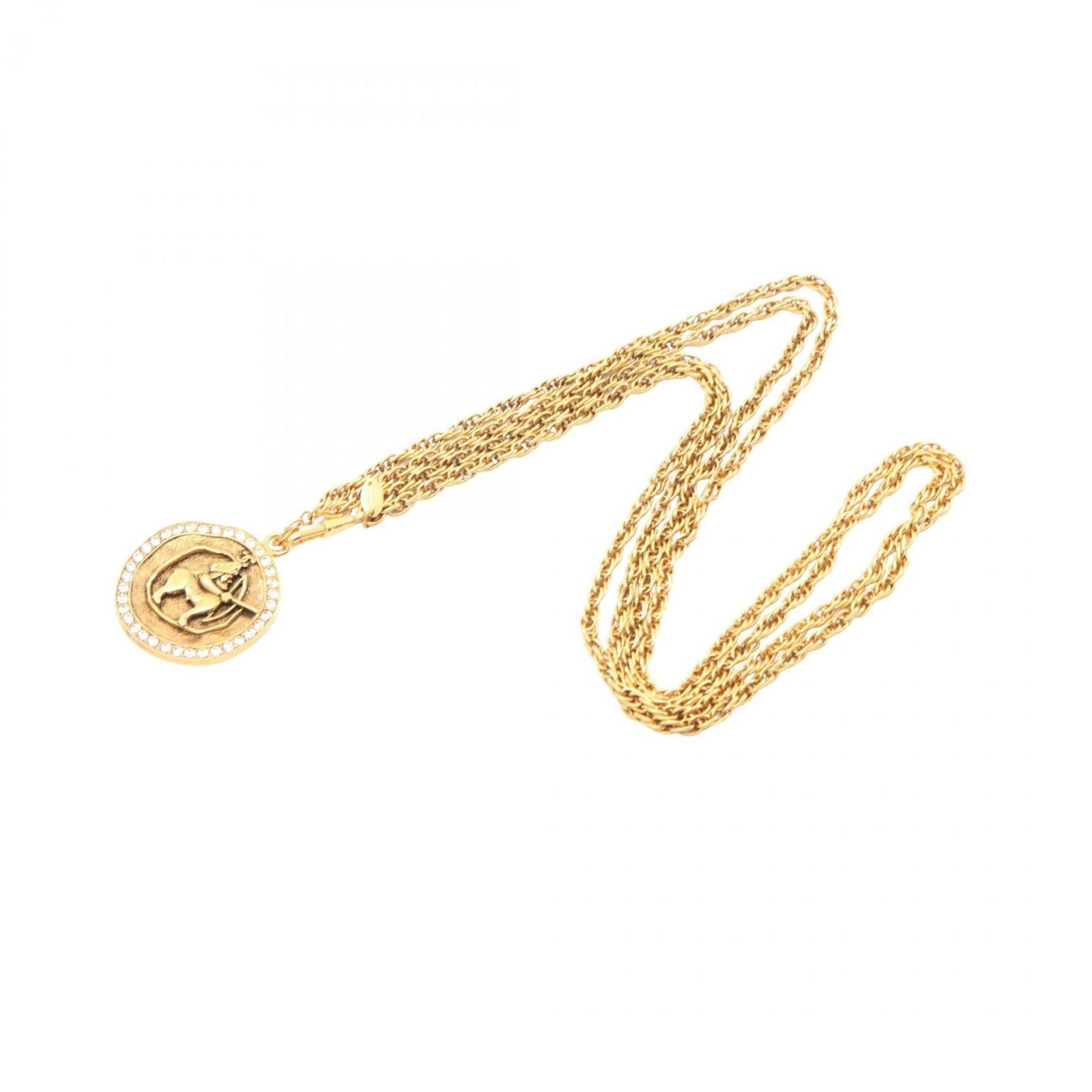 CHANEL Gold Plating Rhinestone - 3