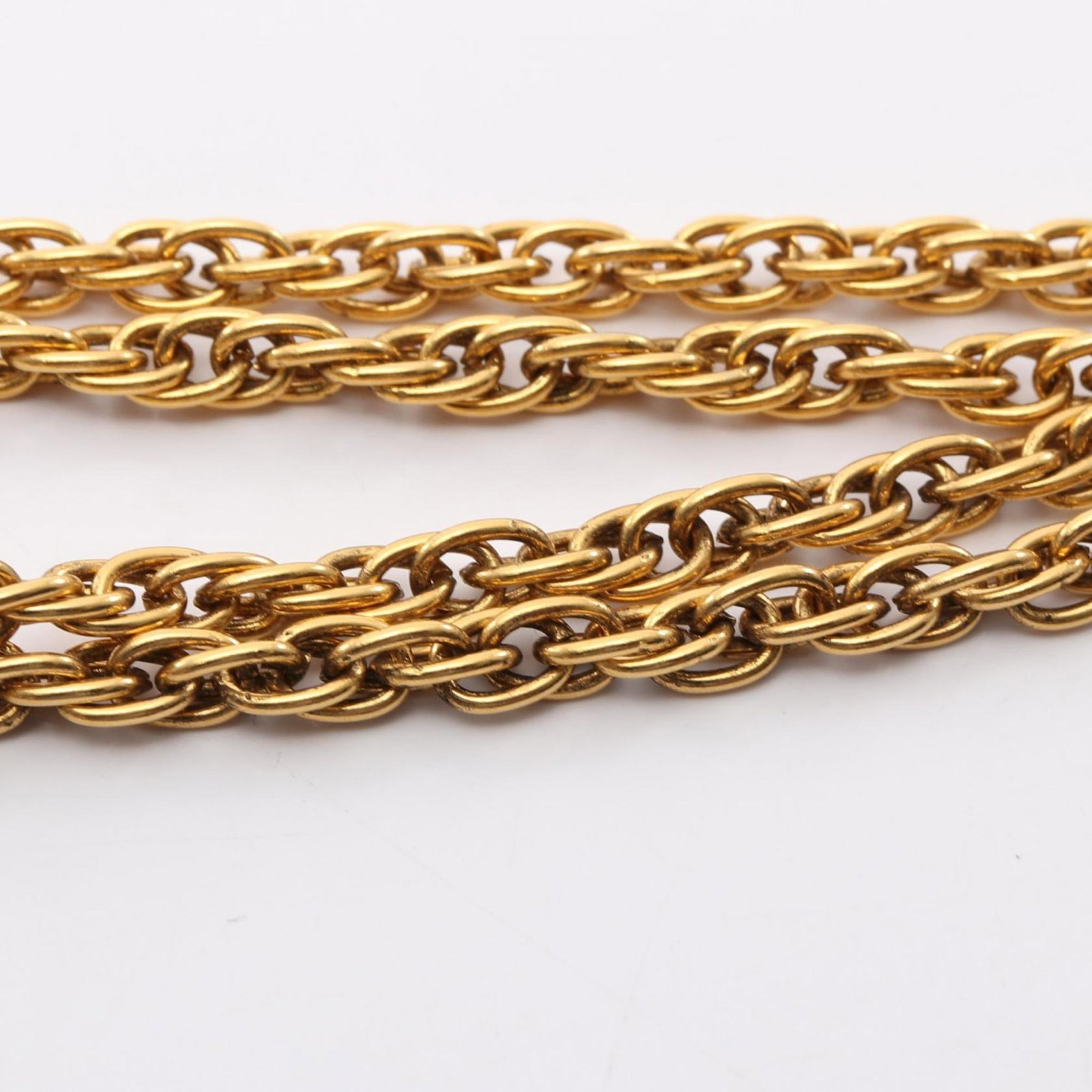 CHANEL Gold Plating Rhinestone - 7