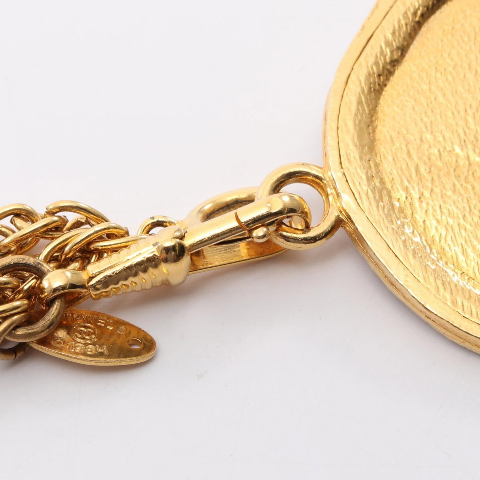 CHANEL Gold Plating Rhinestone - 8