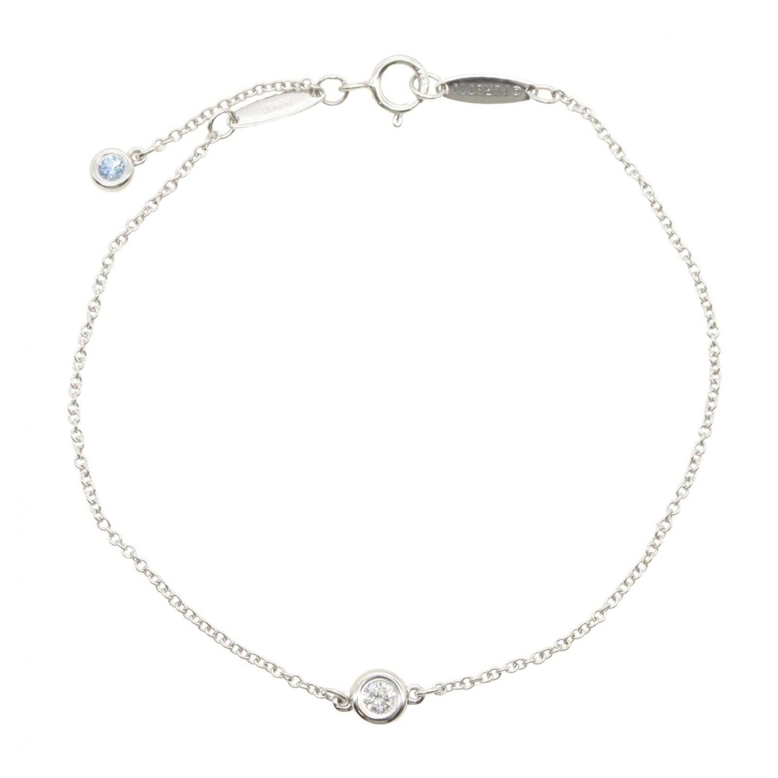 TIFFANY Charm Bracelet Platinum 950 (1 of 9)