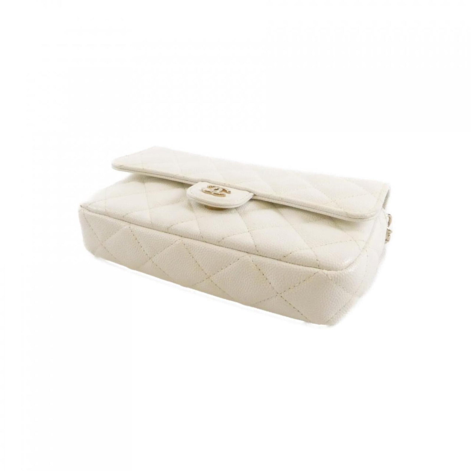 CHANEL Leather White - 3