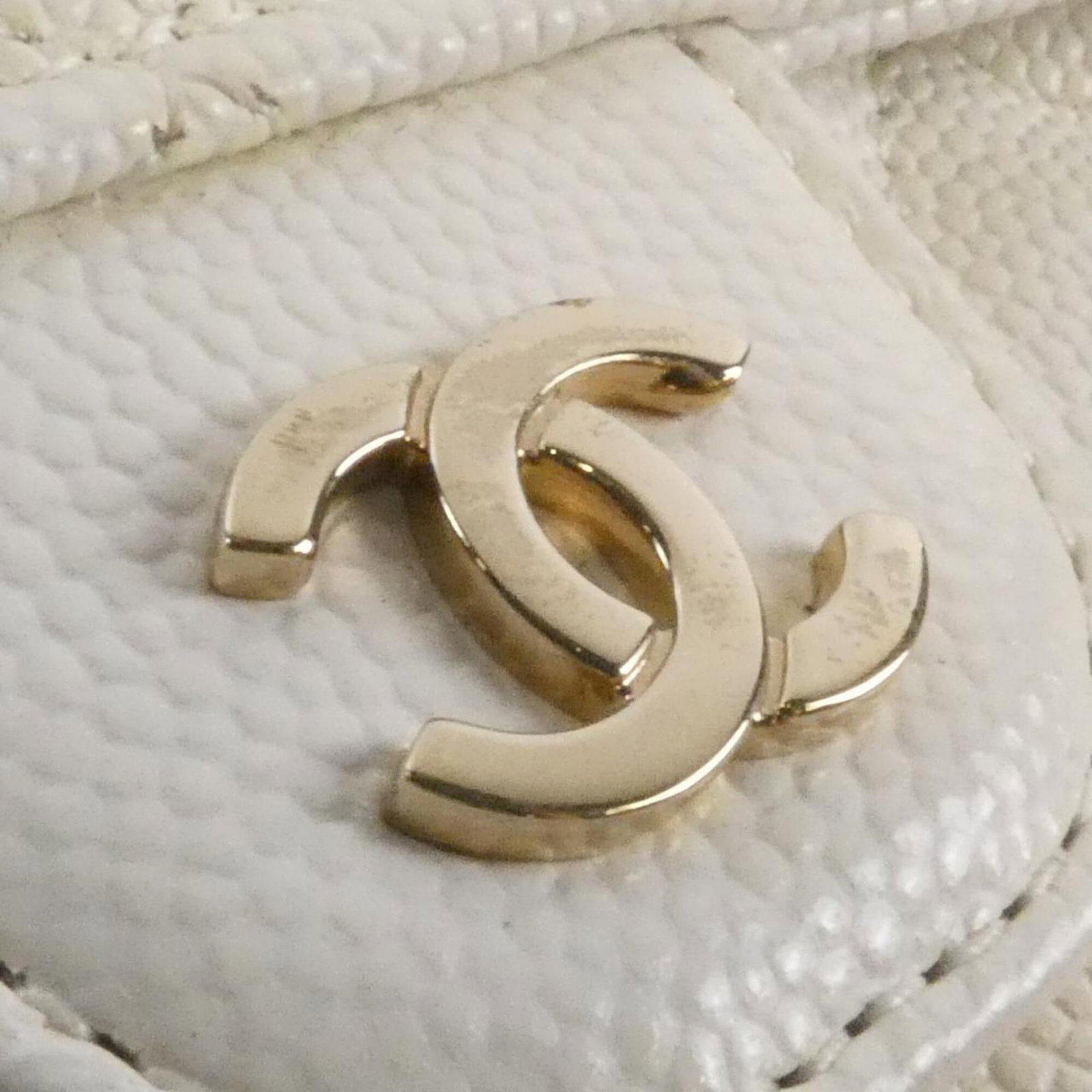 CHANEL Leather White - 6