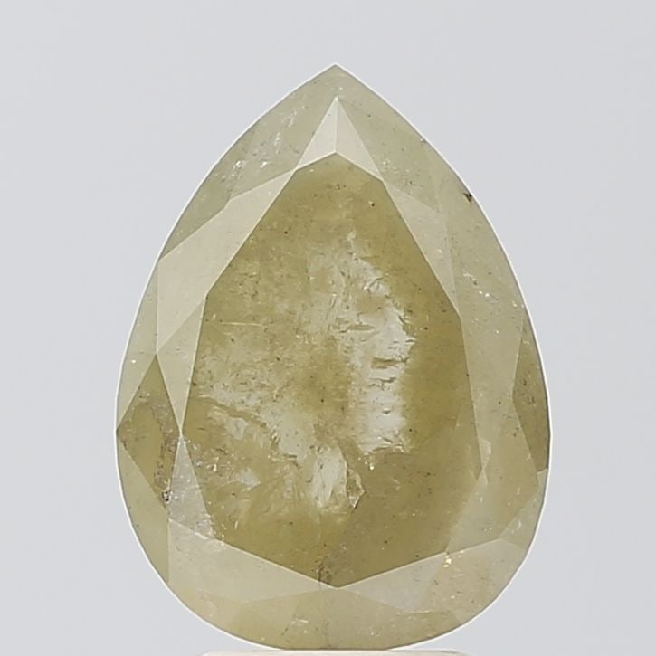 Pear 2.53ct Salt And Pepper VVS2 - Loose Natural Diamond (1 of 1)