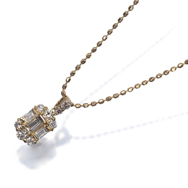 Diamond 0.20Ct Necklace 18K 750 Yellow Gold: Diamond 0.20Ct Necklace 18K 750 Yellow Gold 18k yellow gold pendant showcases a 0.20ct natural diamond, carefully crafted into a classic necklace design. The adjustable 46cm chain allows for a