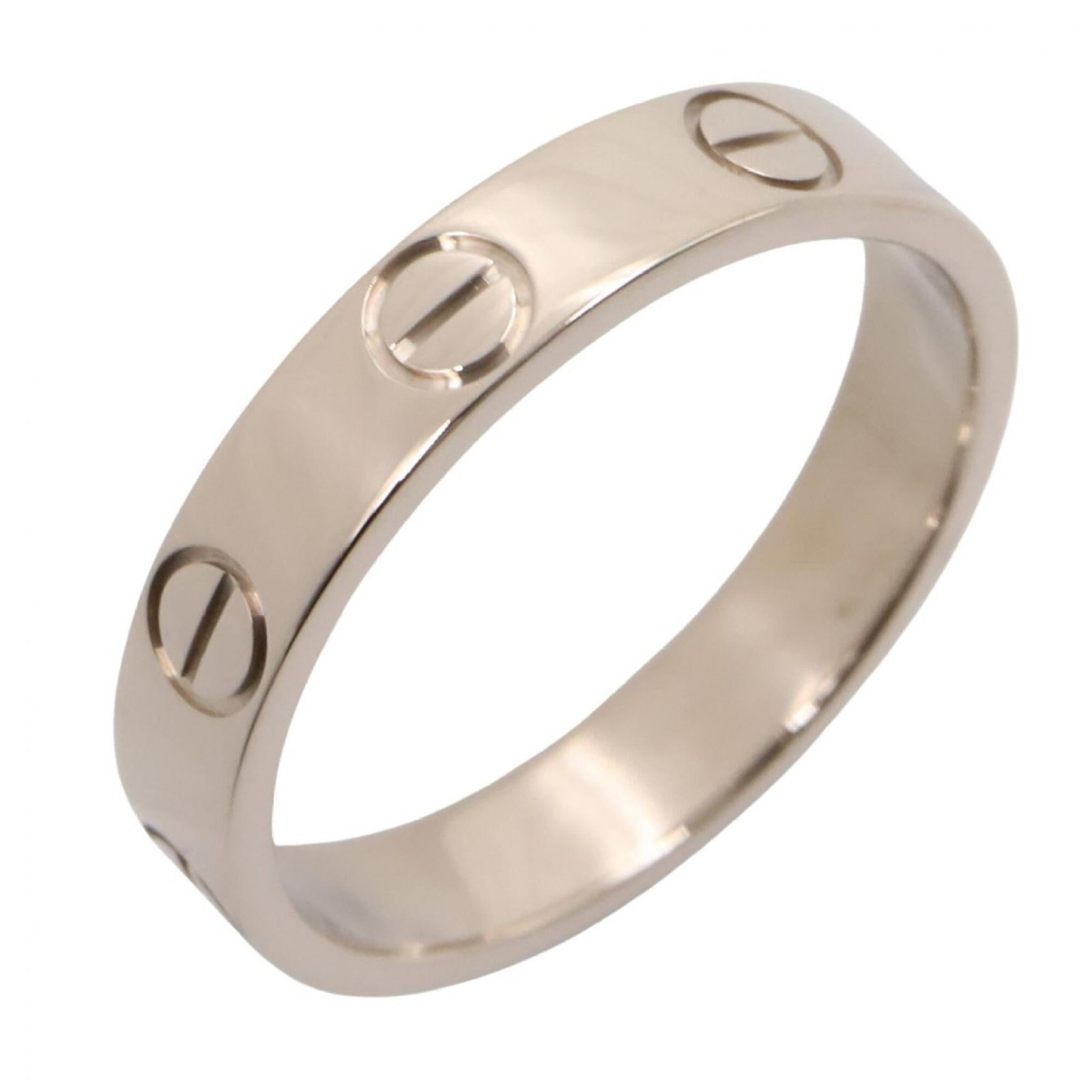 CARTIER Band Ring White Gold (18K): CARTIER Band Ring White Gold (18K) Cartier Band Ring White Gold (18K) is a elegant silver band ring featuring 18K white gold construction. The ring boasts a classic design, bearing a signature, and