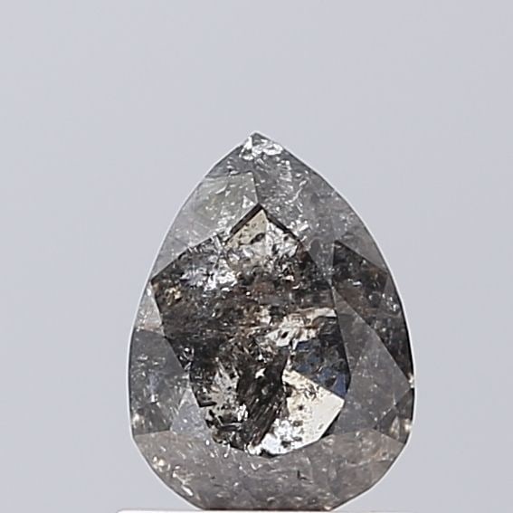 Pear 1.12ct Salt And Pepper VVS2 - Loose Natural Diamond: Pear 1.12ct Salt And Pepper VVS2 - Loose Natural Diamond The 1.12ct Salt And Pepper VVS2 diamond is a natural, loose gemstone with a unique color and excellent clarity. Its EX polish and symmetry