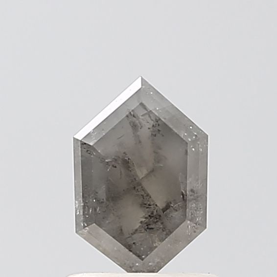 Hexagonal 0.67ct Salt And Pepper VVS2 - Loose Natural Diamond: Hexagonal 0.67ct Salt And Pepper VVS2 - Loose Natural Diamond The 0.67ct Salt And Pepper VVS2 diamond boasts exceptional clarity and a unique, speckled appearance. Its EX polish and symmetry ensure