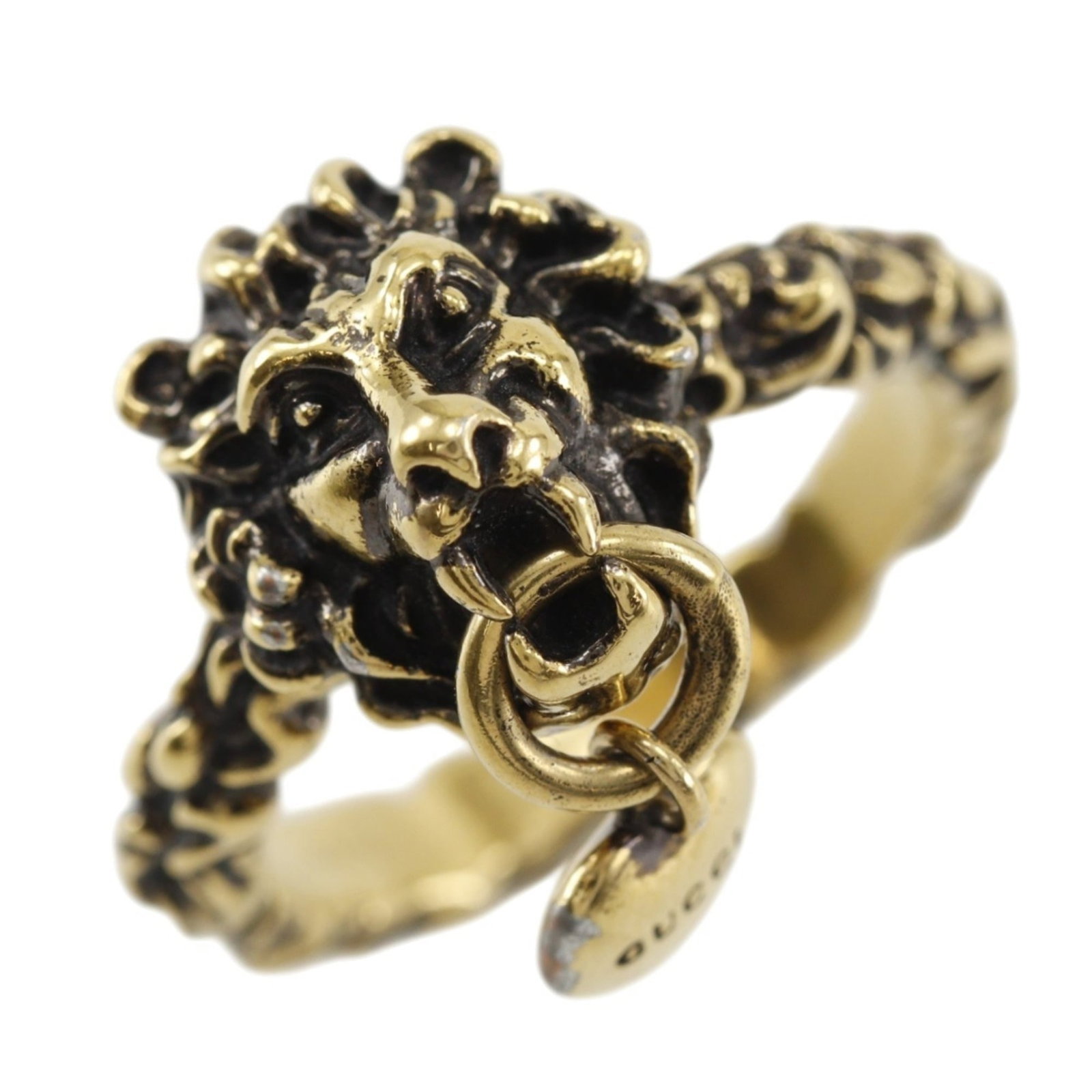GUCCI Band Ring Gold: GUCCI Band Ring Gold Gucci Band Ring Gold is a gently used band ring in gold, featuring a 17.00mm inner diameter and weighing 7.3g. The ring bears minor signs of wear, including small scratches or lig