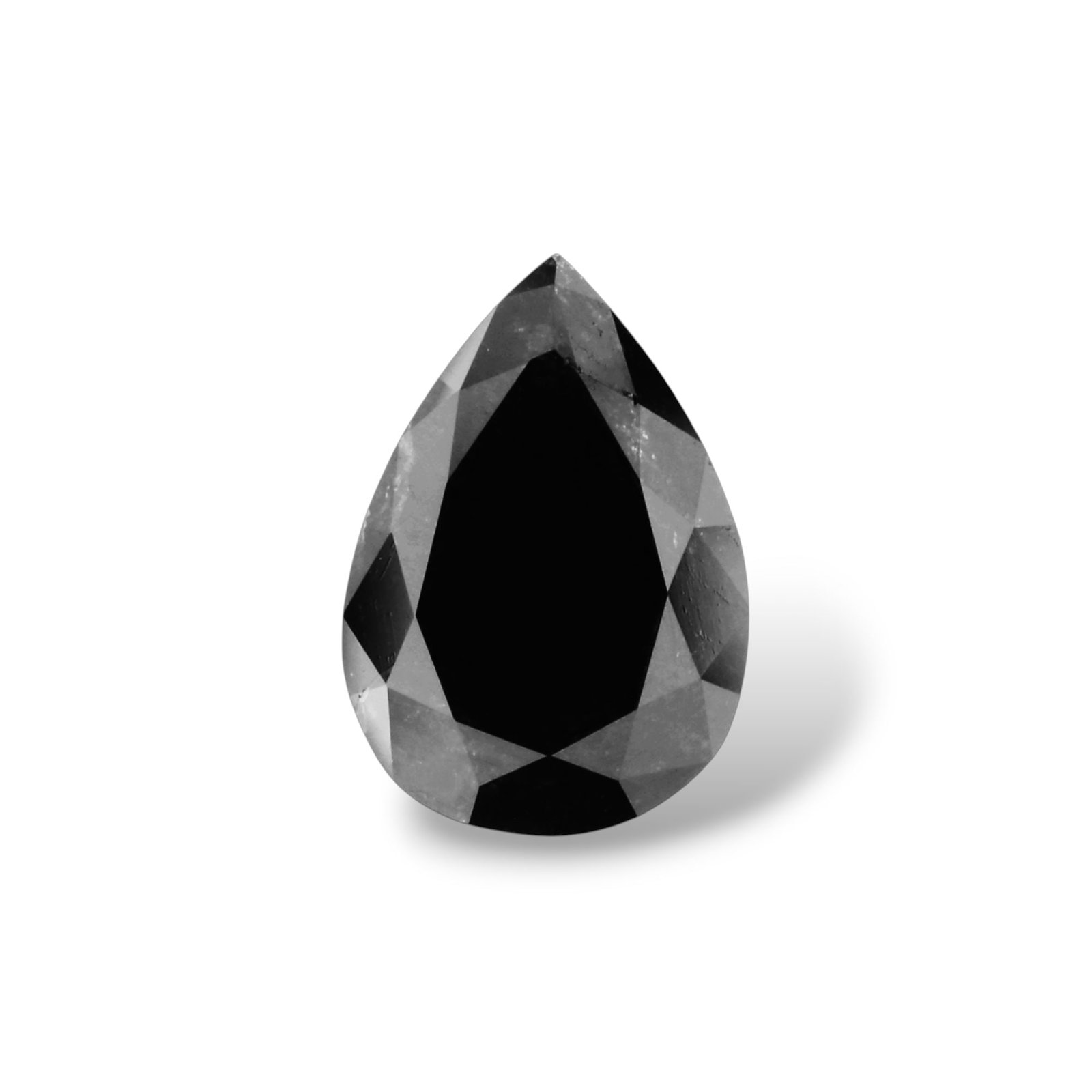 GIA Pear 1.24ct Fancy Black VVS2 - Loose Natural Diamond: GIA Pear 1.24ct Fancy Black VVS2 - Loose Natural Diamond GIA-certified Fancy Black diamond with exceptional clarity and polish, boasting a vibrant black color and precise cut. Measuring 1.24 carats,