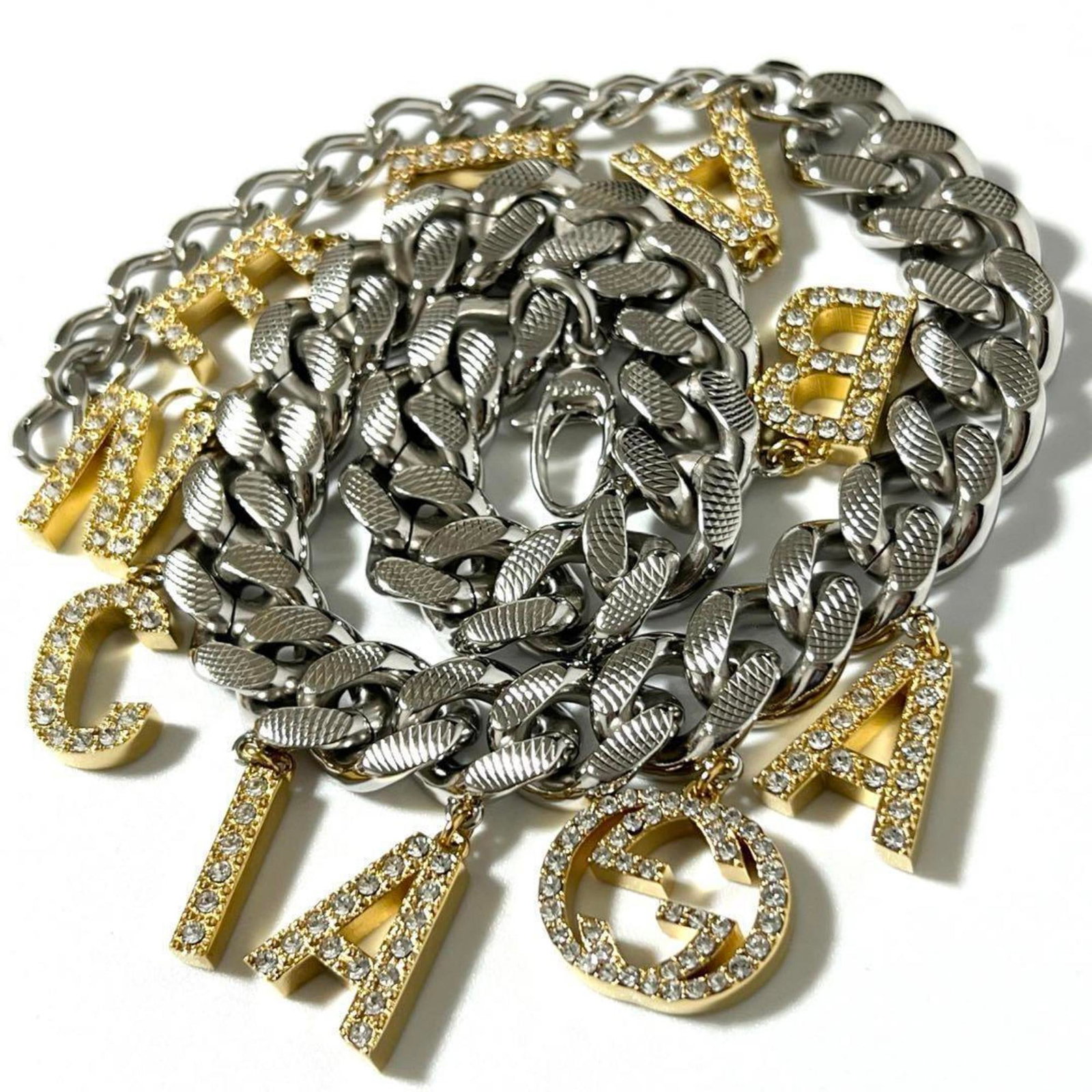 GUCCI Metal Rhinestone - 3