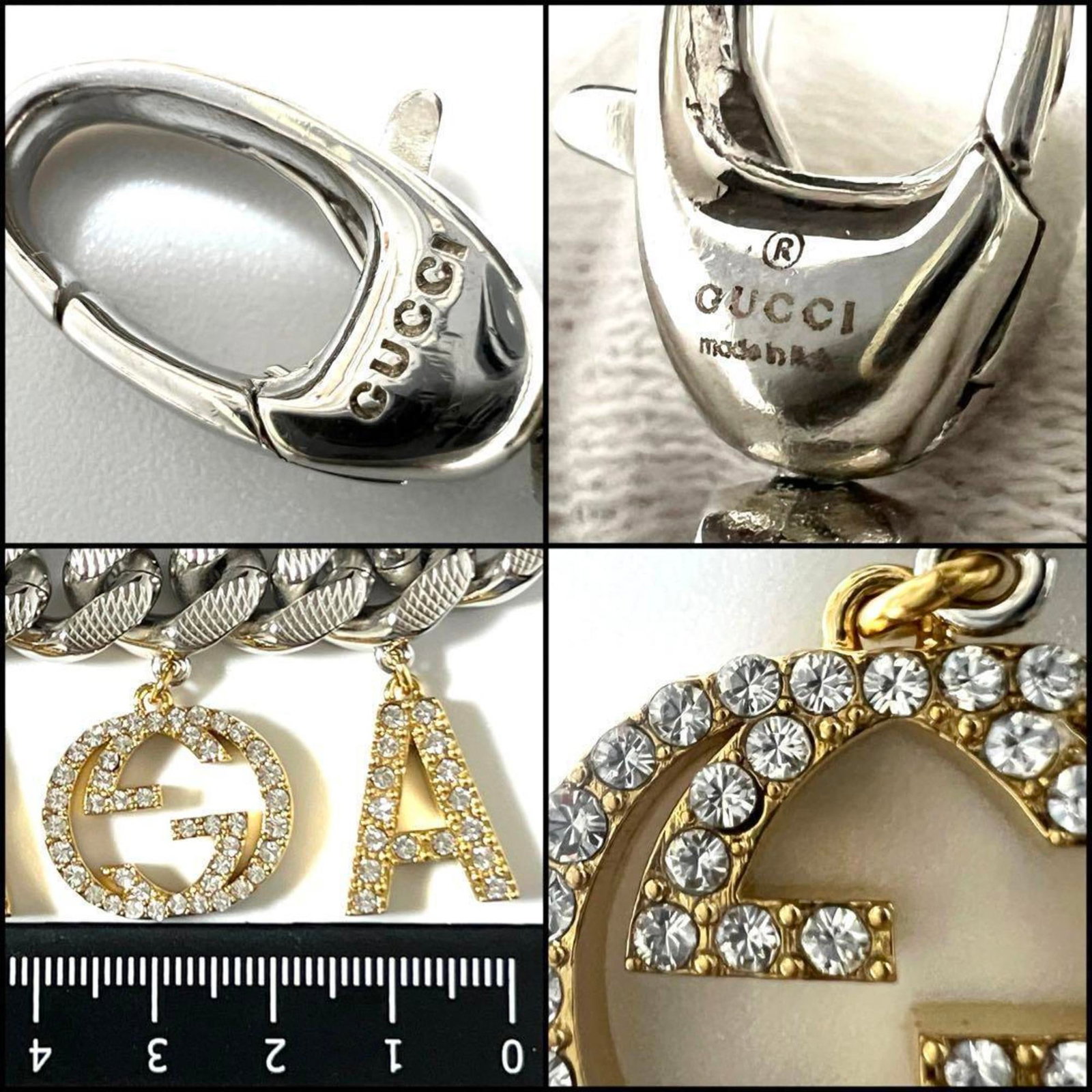 GUCCI Metal Rhinestone - 7