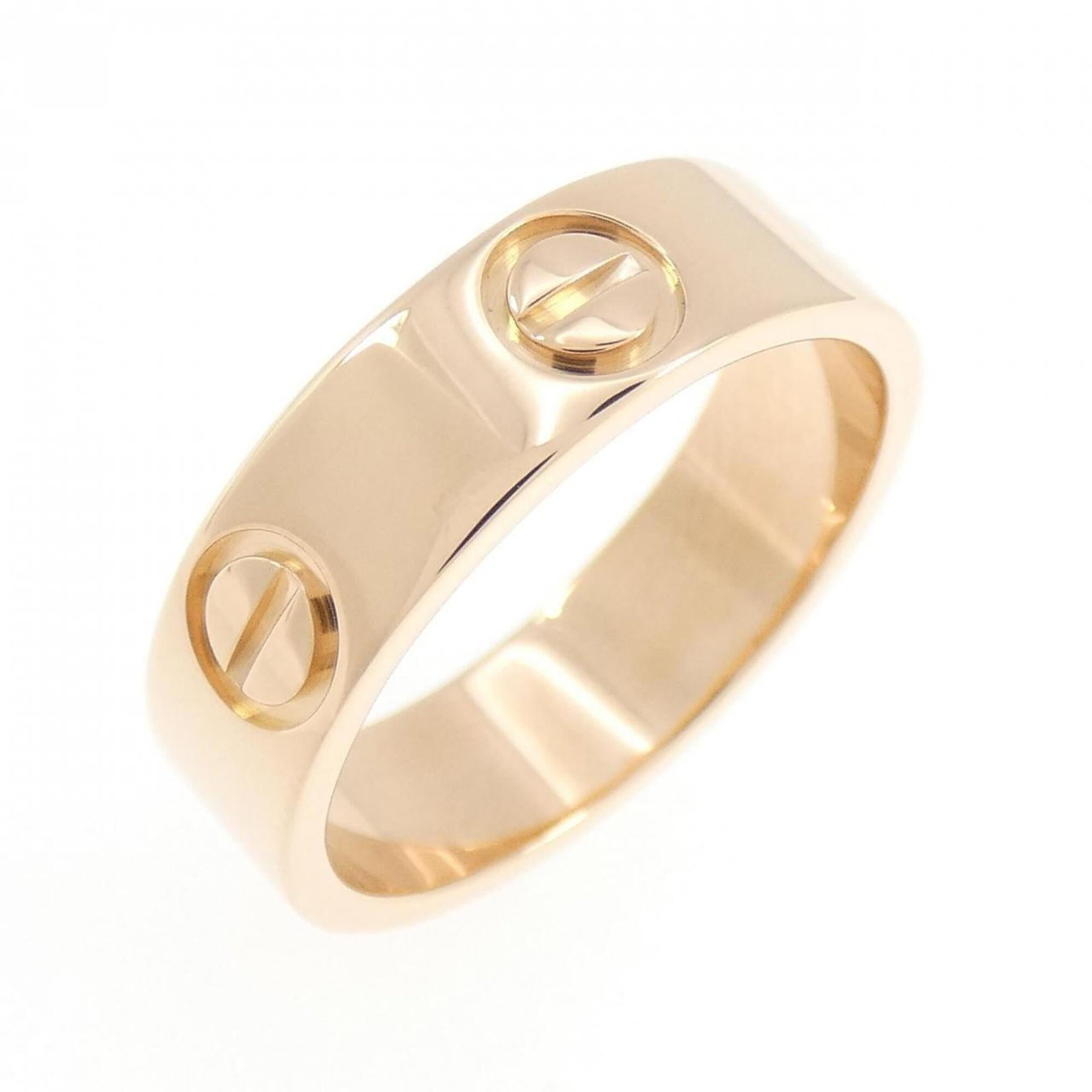 CARTIER Band Ring Pink Gold (18K): CARTIER Band Ring Pink Gold (18K) Pink gold (18K) band ring from Cartier, featuring a feminine and elegant design. This 50 US size 5.5 ring is made from high-quality pink gold and is in like new condi