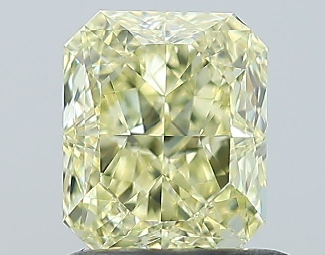 GIA Radiant 1.0ct Fancy Yellow VVS2 - Loose Natural Diamond: GIA Radiant 1.0ct Fancy Yellow VVS2 - Loose Natural Diamond GIA-certified Fancy Yellow diamond with a vibrant 1.0ct cut, boasting EX polish and symmetry, and a clarity grade of VVS2. This radiant