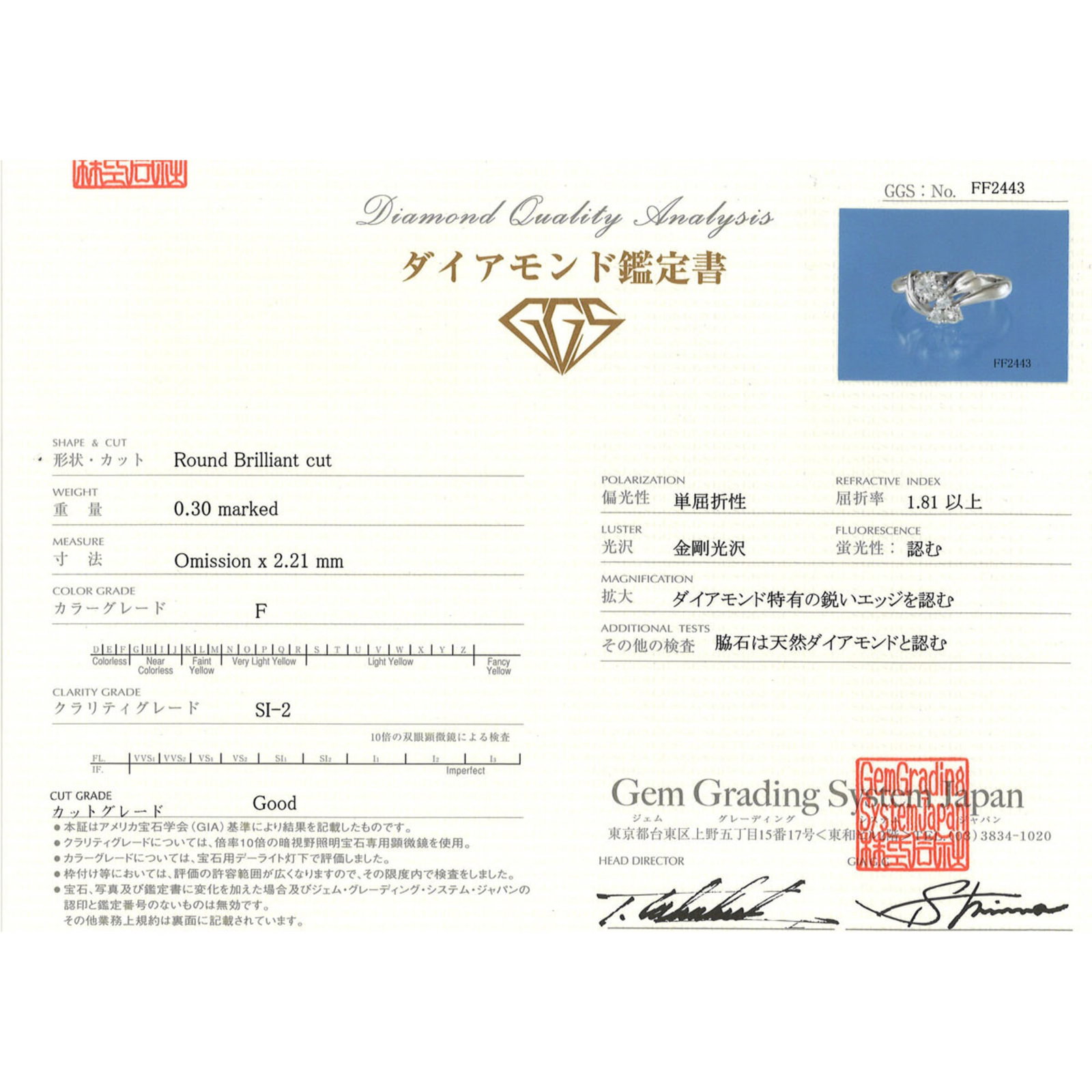 Band Ring Platinum 900 - 9