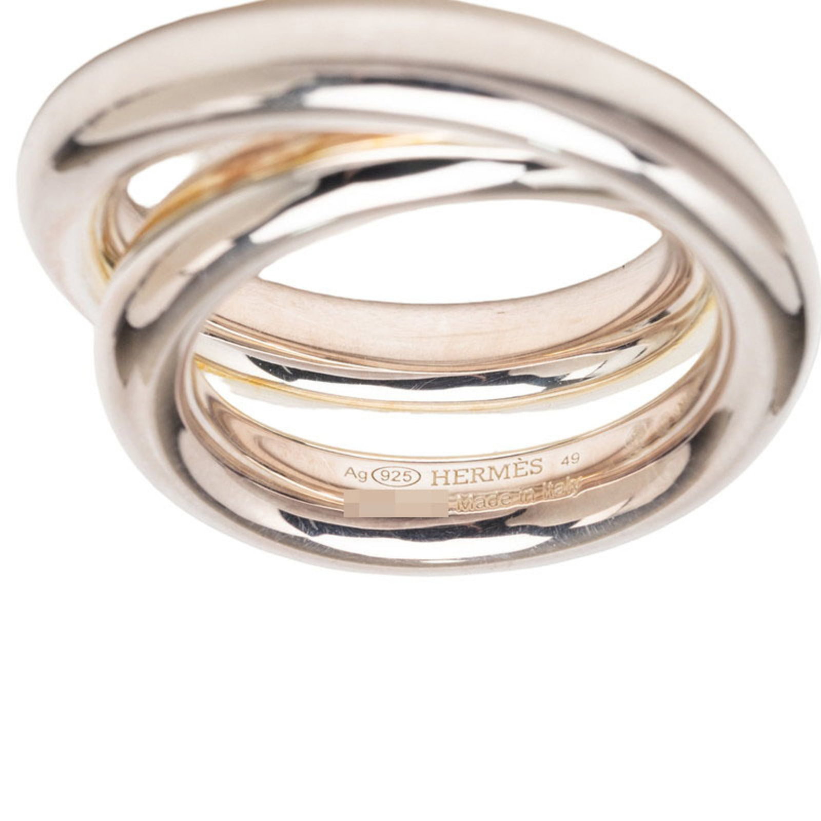 HERMES Band Ring Silver 925 - 6